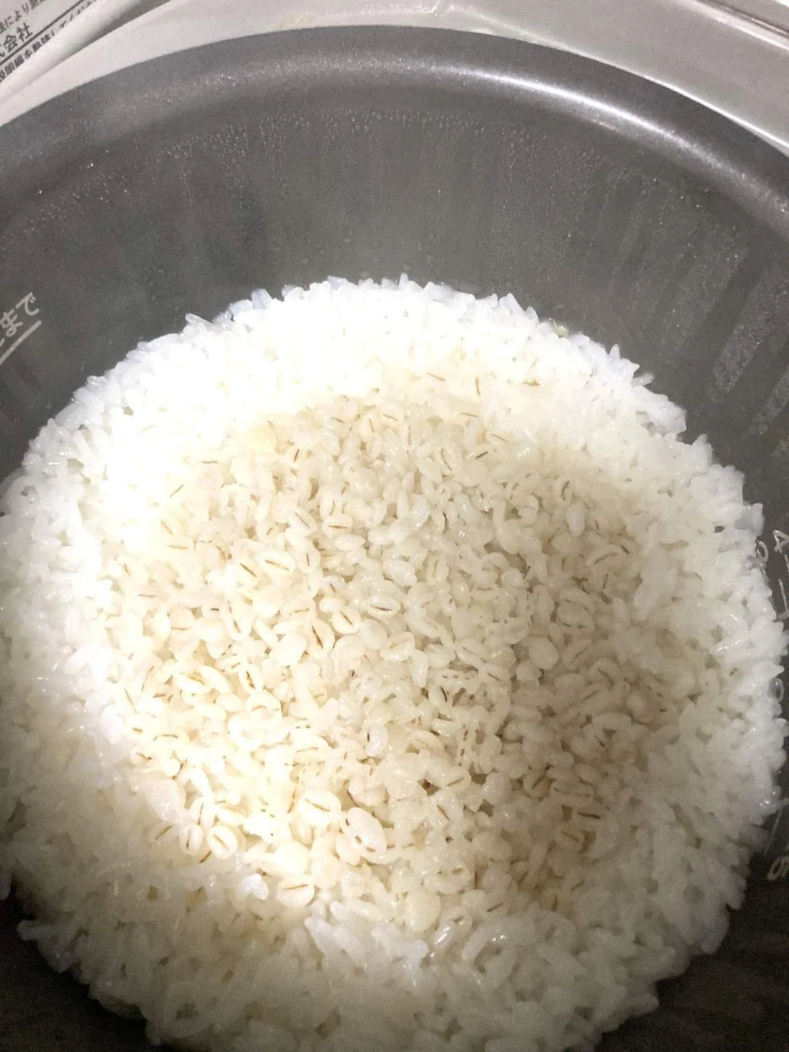 大麦2割の麦ごはん