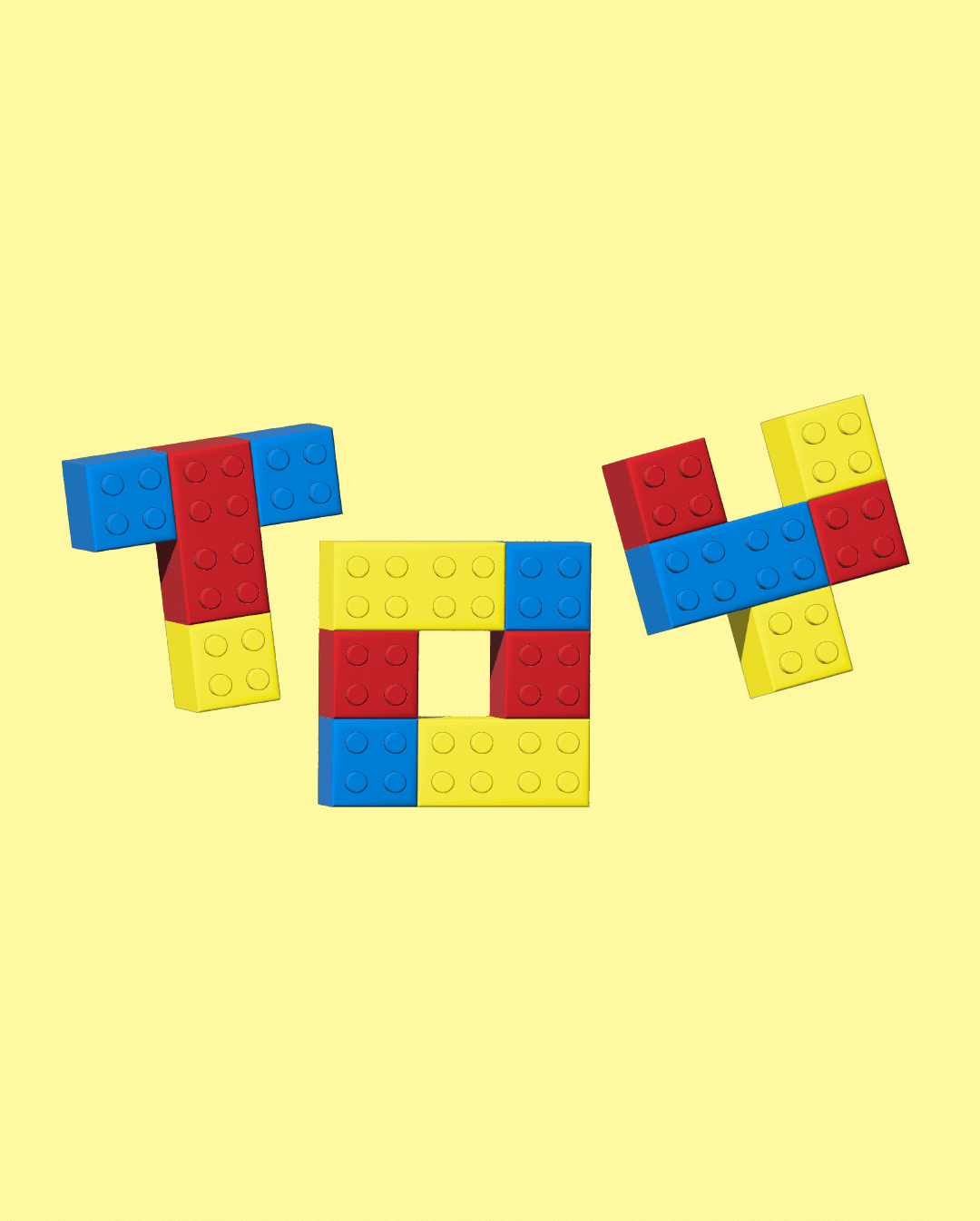 手作り額付き作品　title「ひらめきニャンコ」 レゴブロック風文字 - Illustrator100日デザインチャレンジ