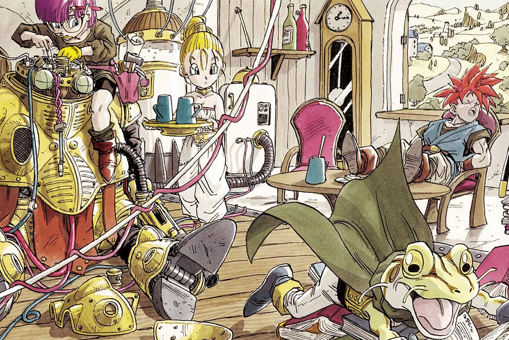 クロノメーター　絵画 ⌛クロノ・トリガー⏳｜OSAKA