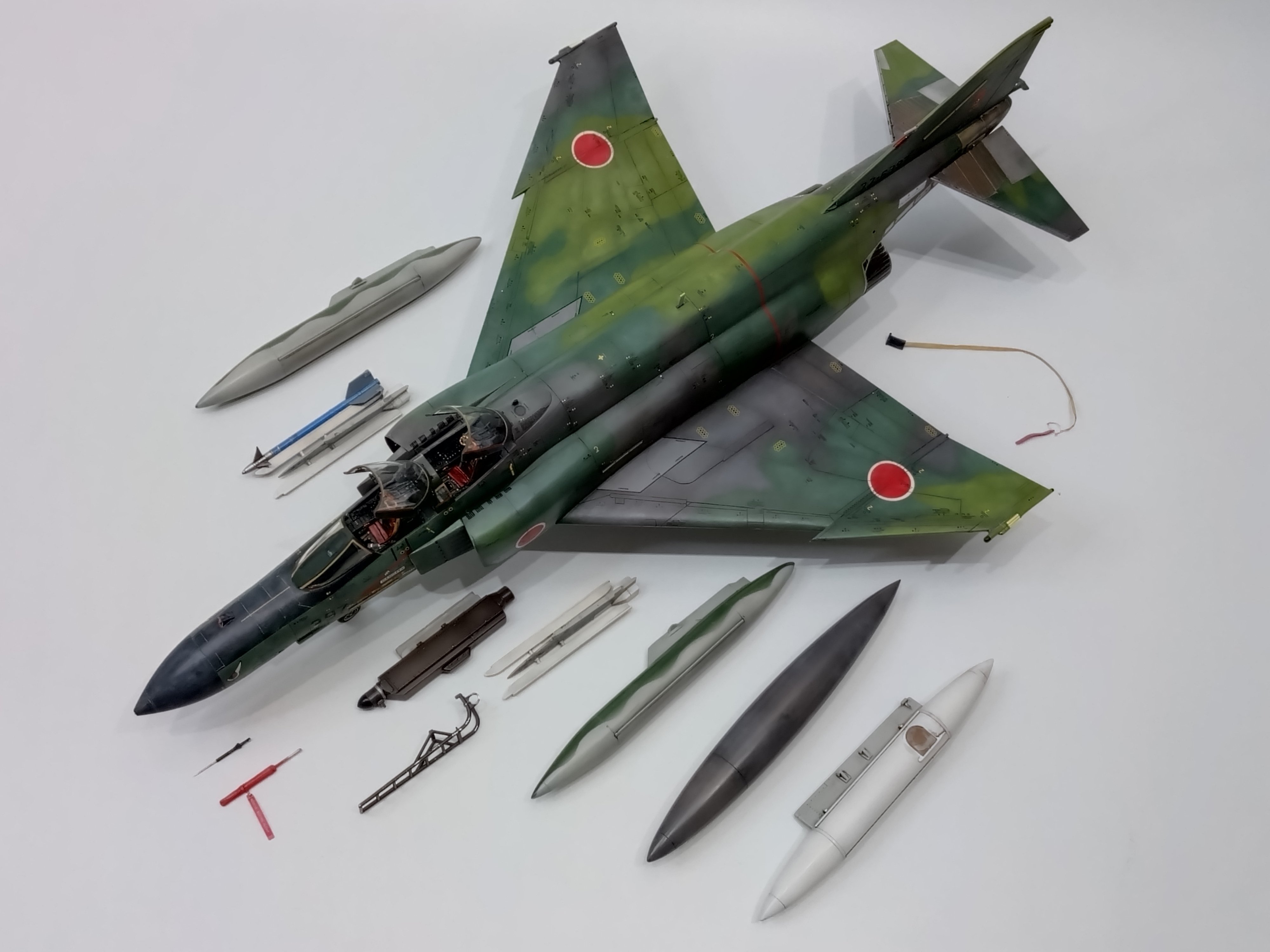 模型製作】ハセガワ 1/48 RF-4EJ ファントムII｜夢印工房