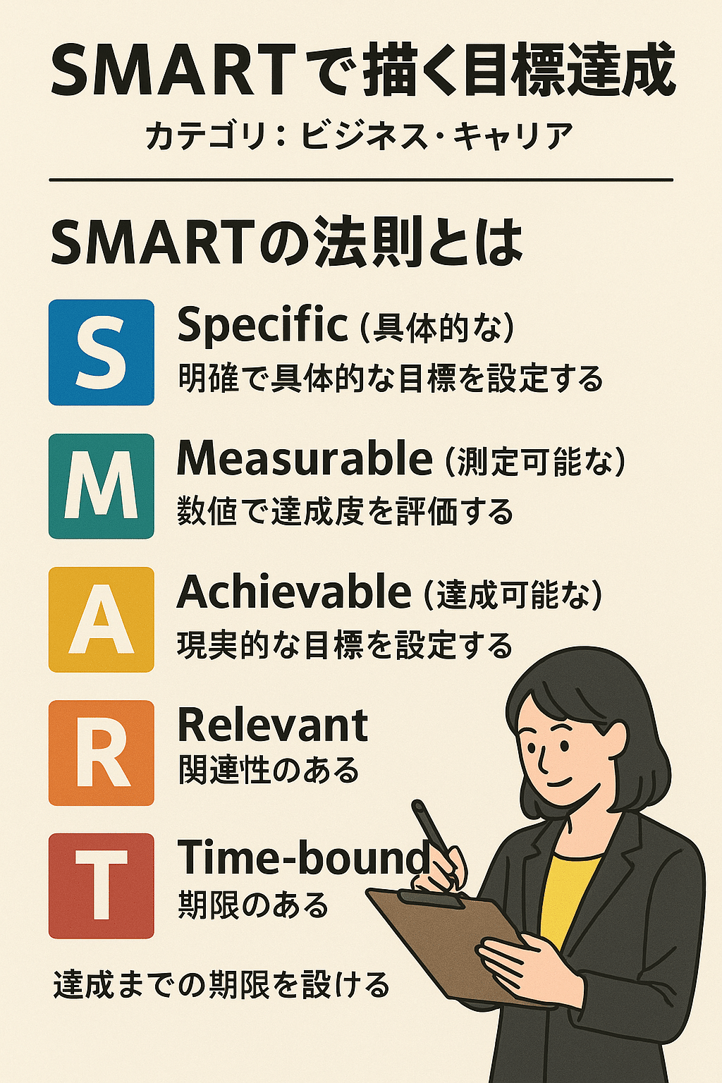 SMARTで描く目標達成術｜MASAKING