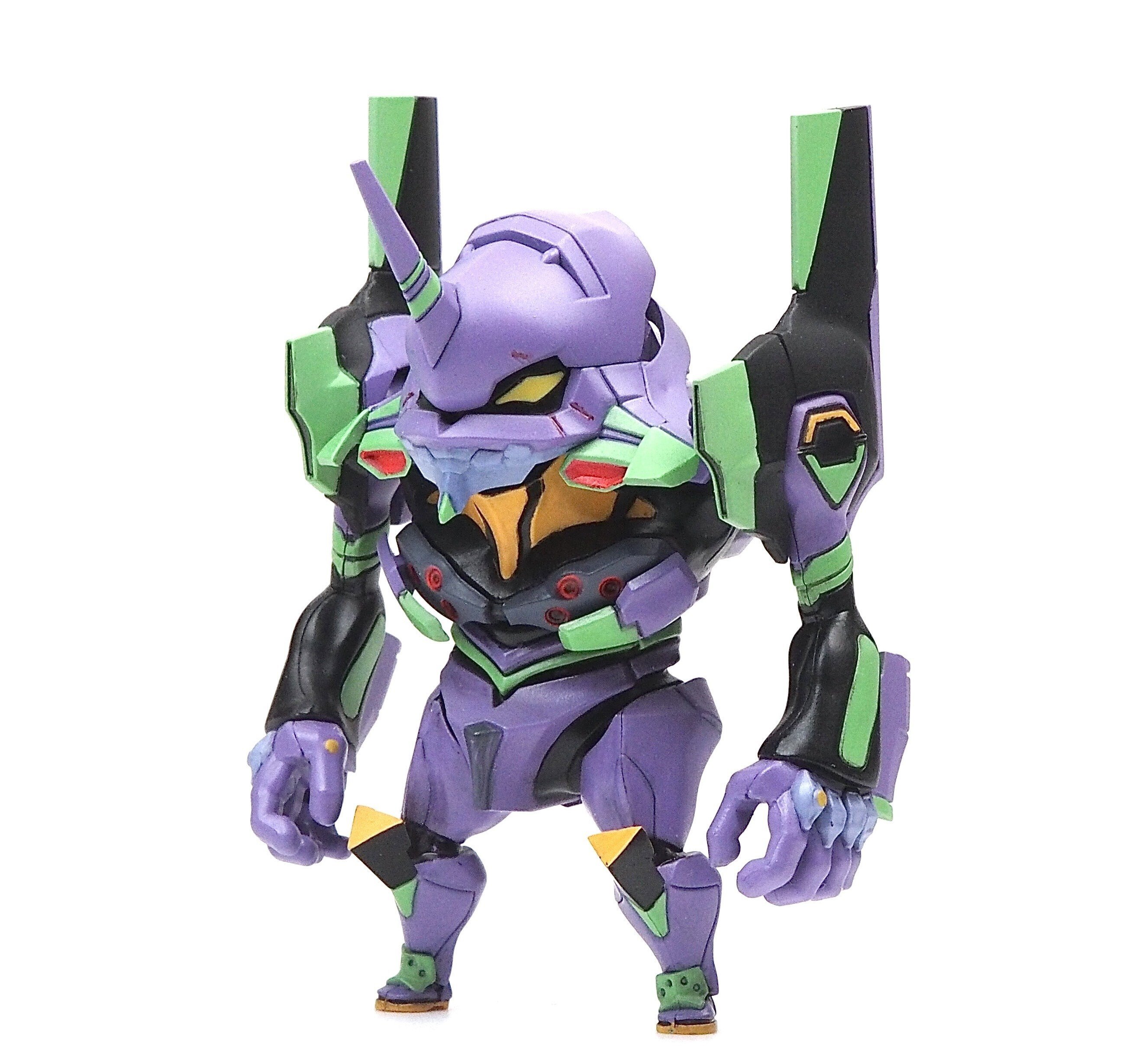 ファビコ　チョイプラ　エヴァンゲリヲン　初号機　イベント限定　蛍光クリア仕様 チョイプラ エヴァンゲリオン初号機、起動します｜キャビコ