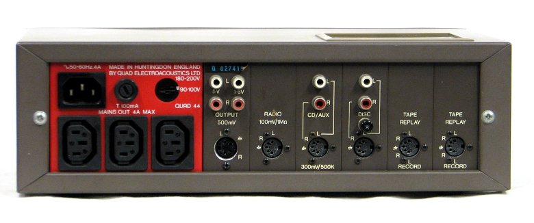 QUADクウォードオーディオアンプ 44ControlUnit 元箱あり 貴重】QUADクウォードオーディオアンプ 44ControlUnit 元箱あり