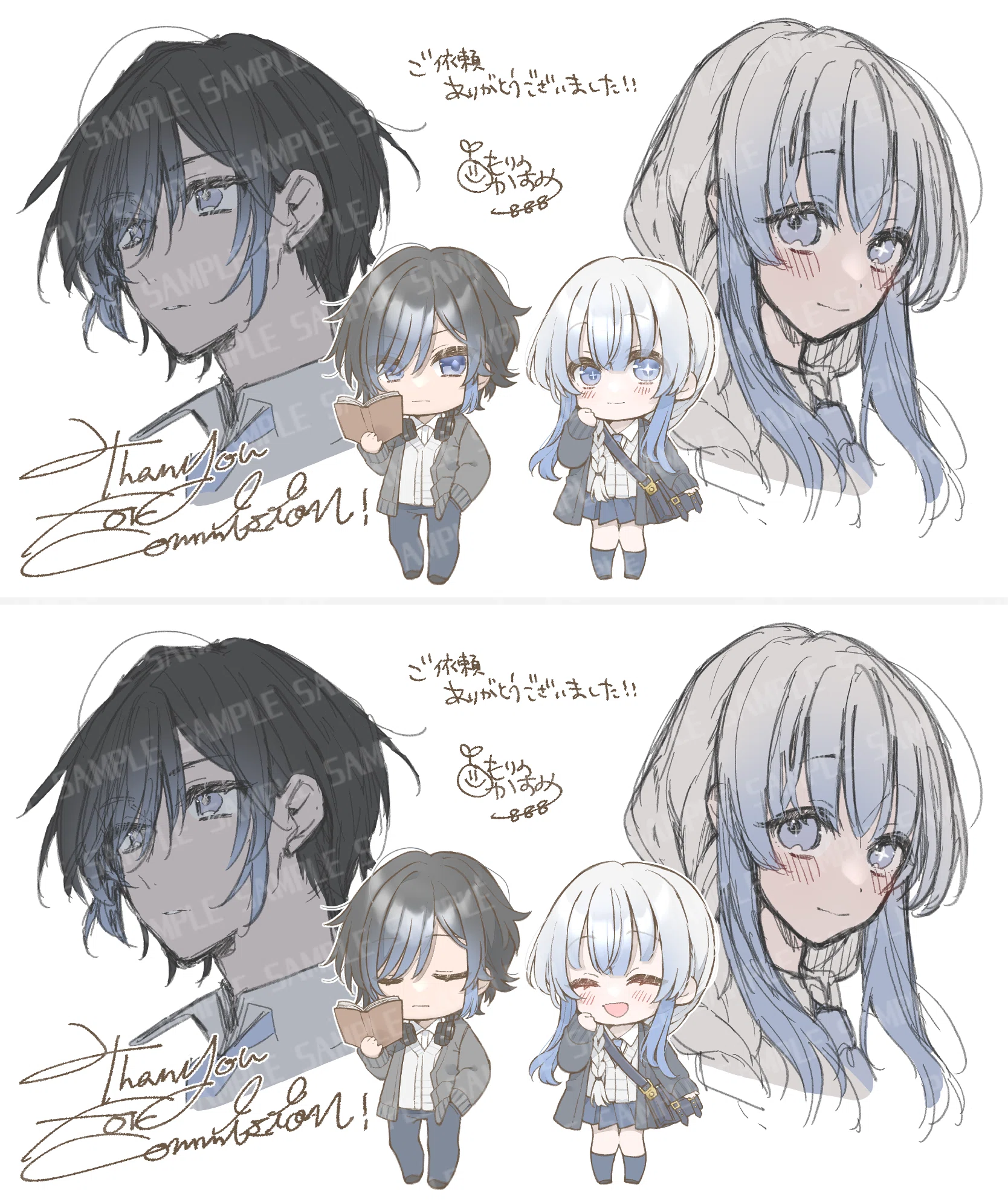 ご依頼絵まとめ(2022～2024年)｜森野