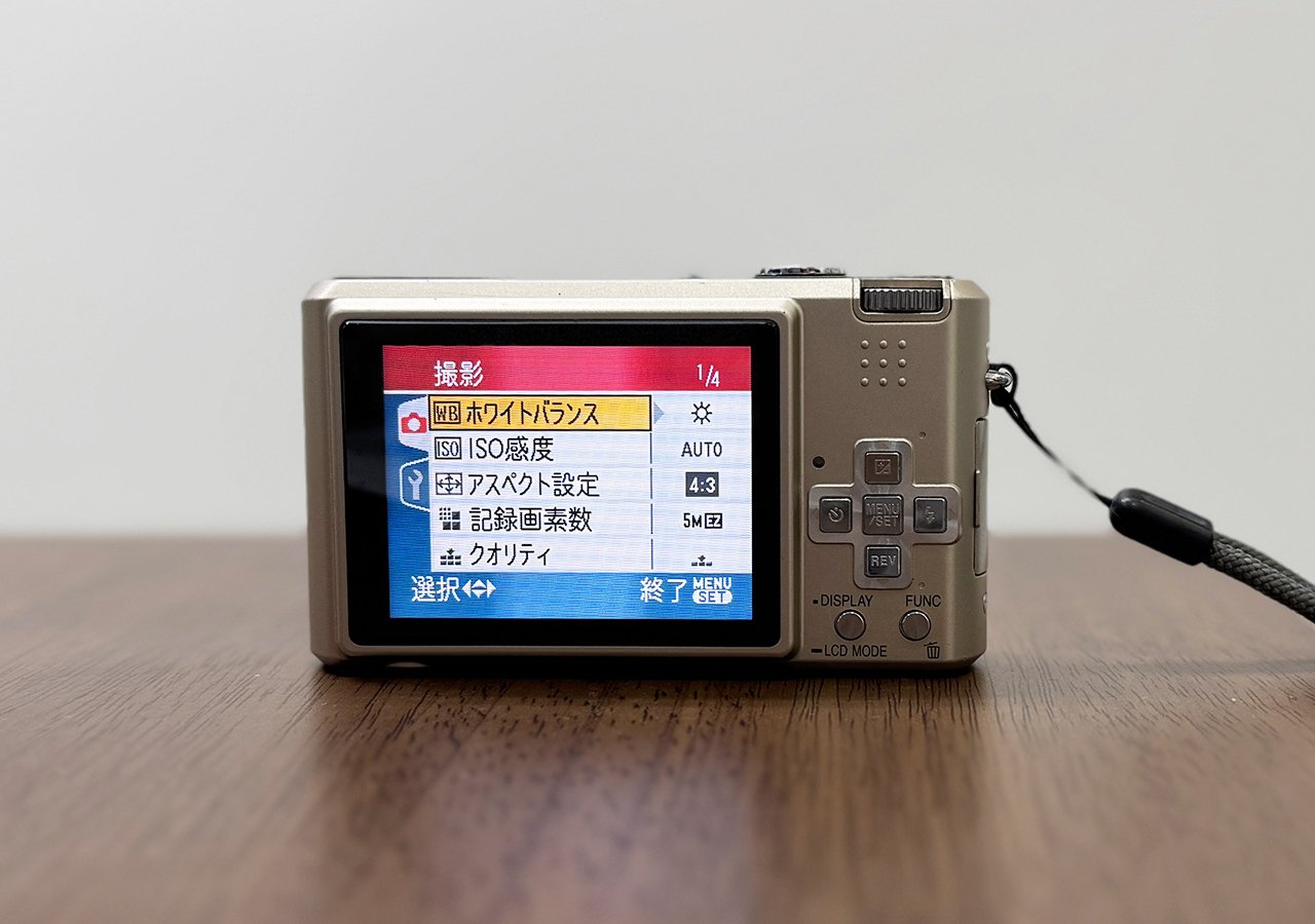 遊んで楽しい「オールドコンデジ LUMIX DMC-FX100」｜タカノ