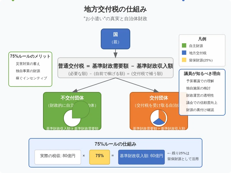 地方交付税＝お小遣い？地方議員が理解すべき“75％ルール”の意味｜小柳