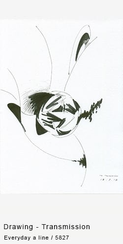 Everyday a line / 5827｜Taro Tomori