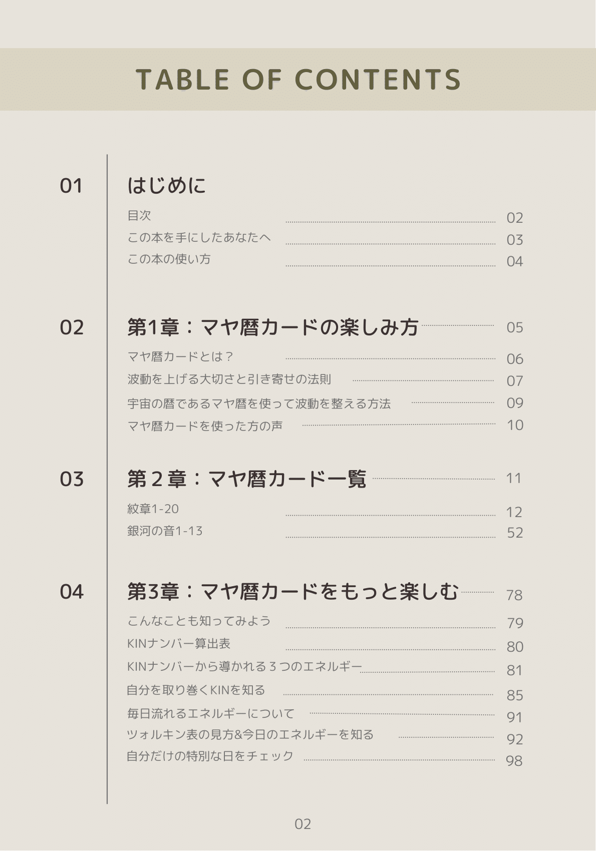 激安通販の 初心者でも迷わない！マヤ暦カードガイドブックの中身をチラ見せ 人文/社会