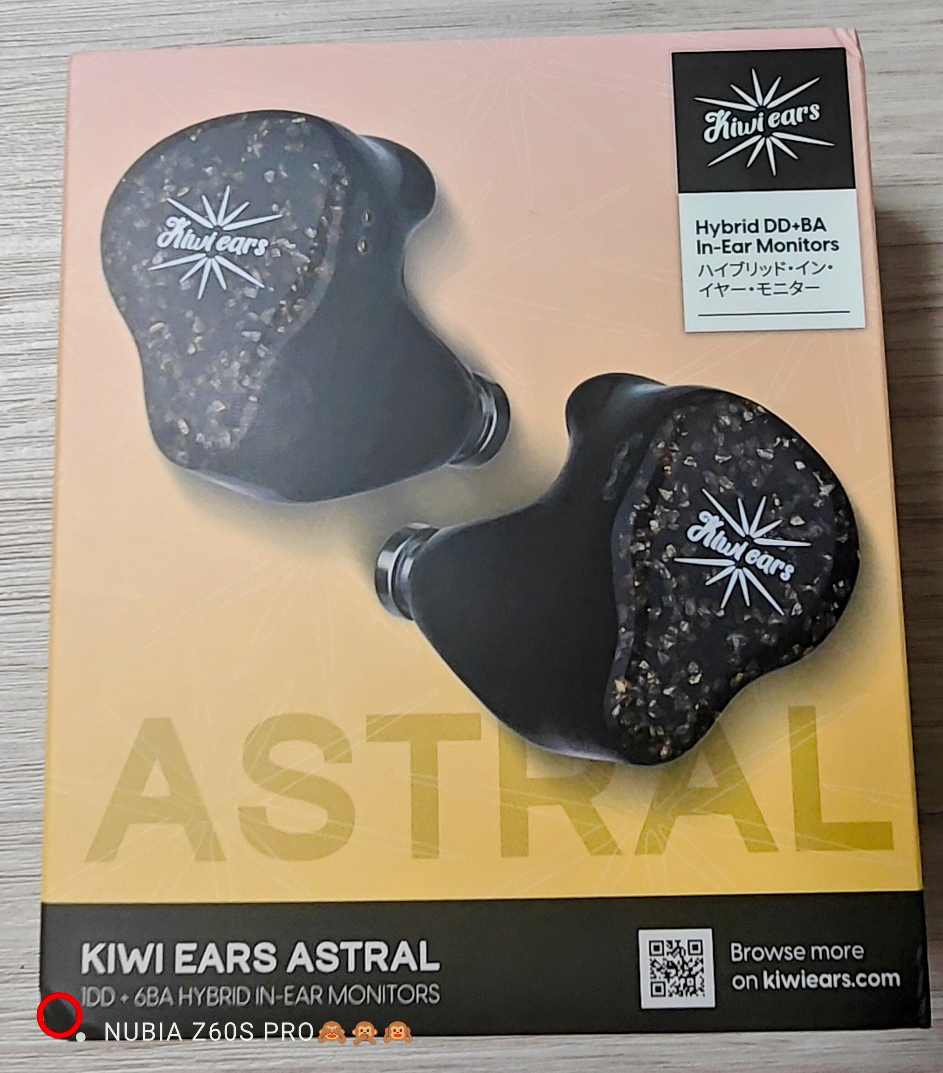 □Kiwi Ears Astral 紹介｜イヤホンジャックと豆🐒@ポタオデ