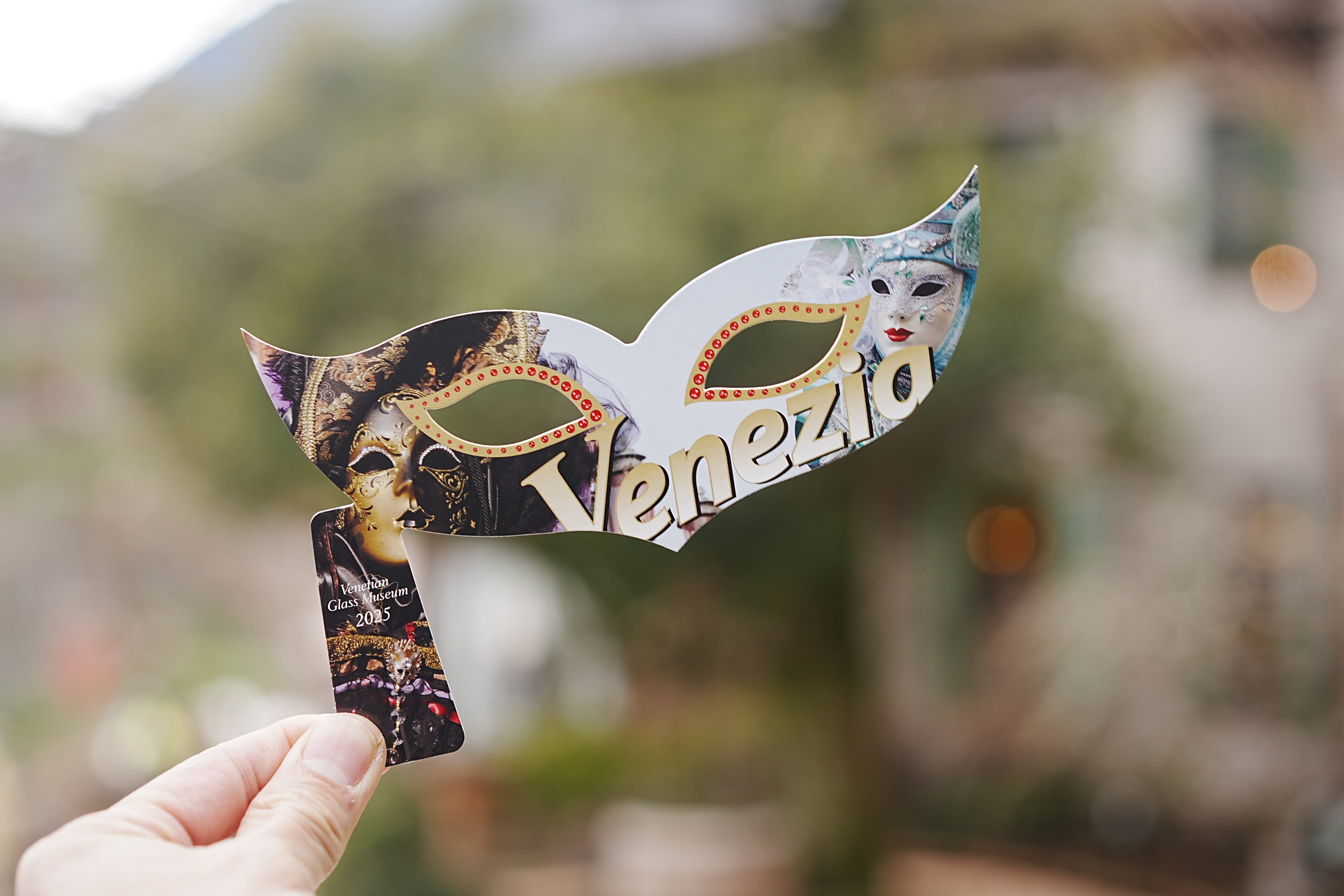 箱根 ガラスの森美術館 ヴェネチア仮面 イタリア お面 マスク オブジェ