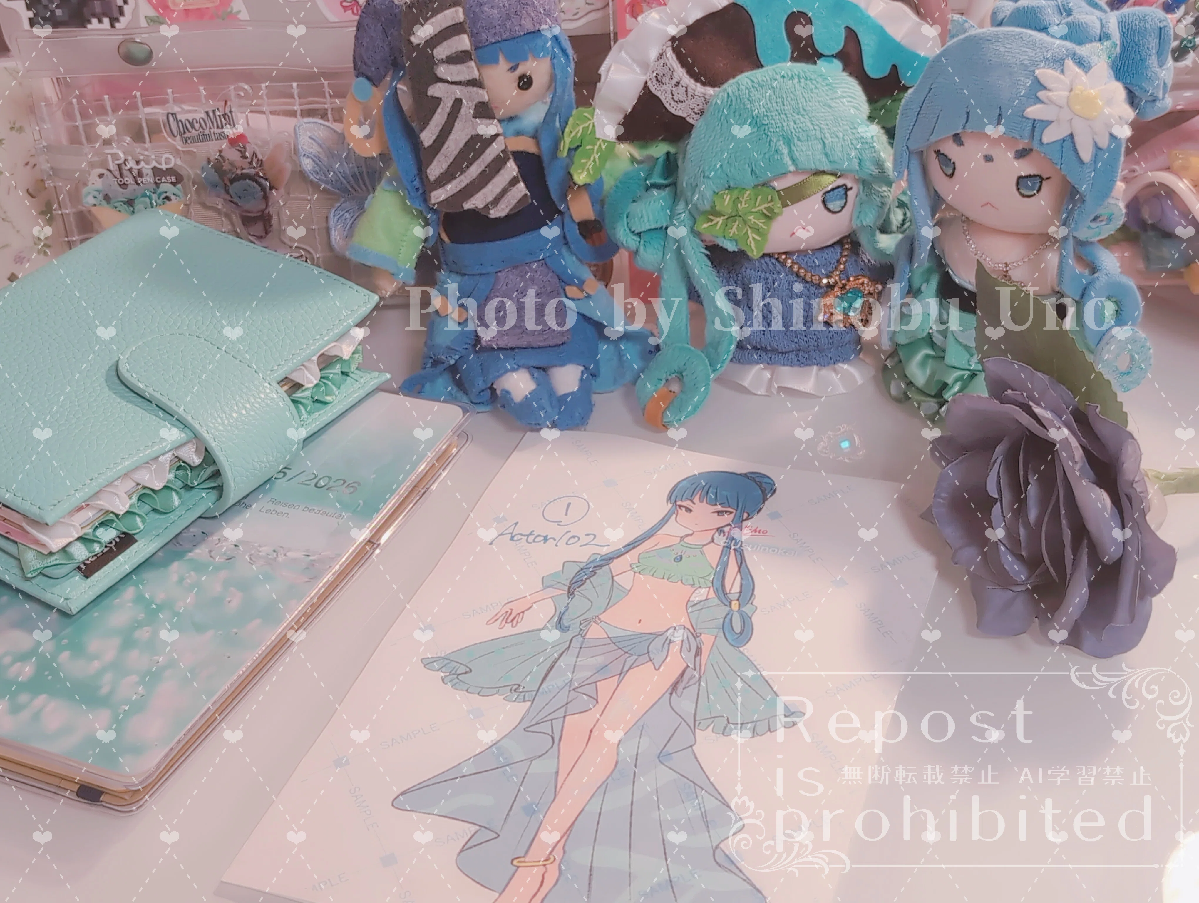 推しの公式水着をデザインした話と、全身絵制作に立ち会った話。+臼井