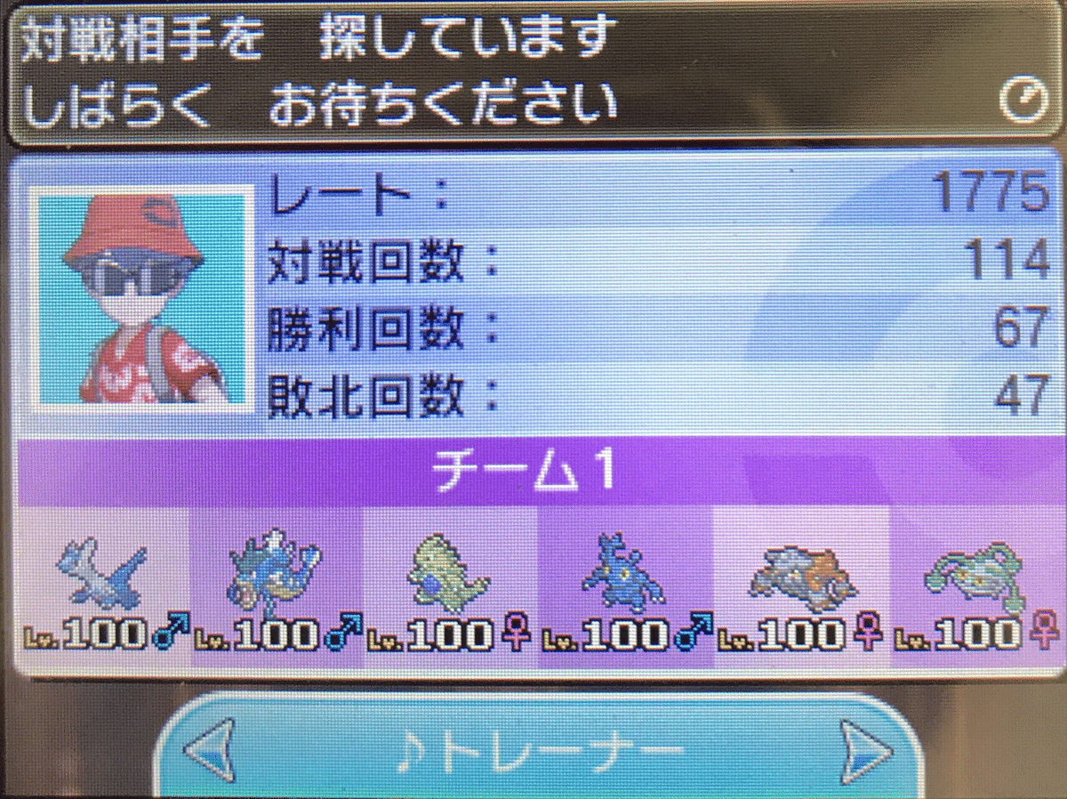 USUMで使っていた5世代サンプル2紹介｜奇人