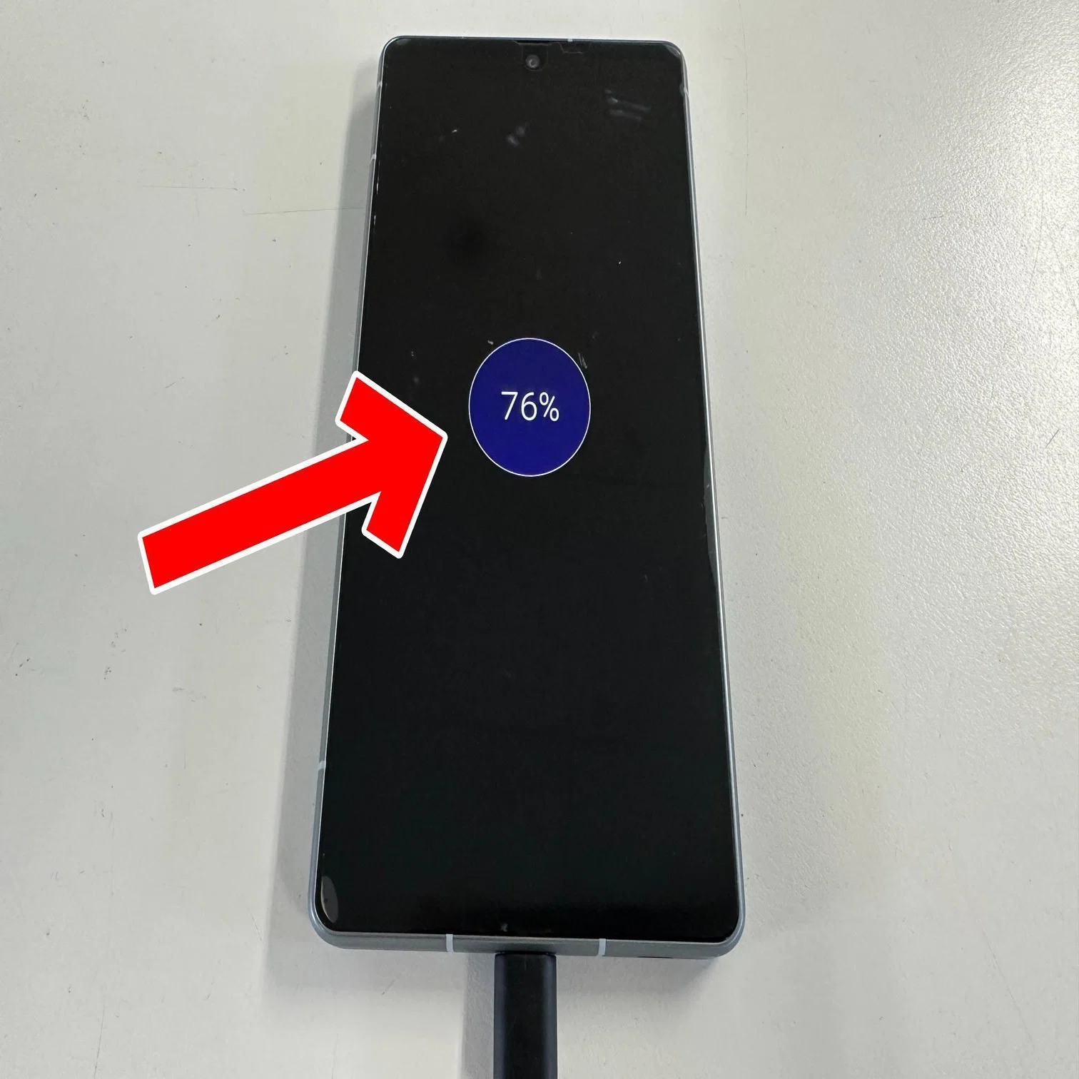AQUOS R8の電源ボタン修理で押しても反応しない症状が改善！郵送修理 