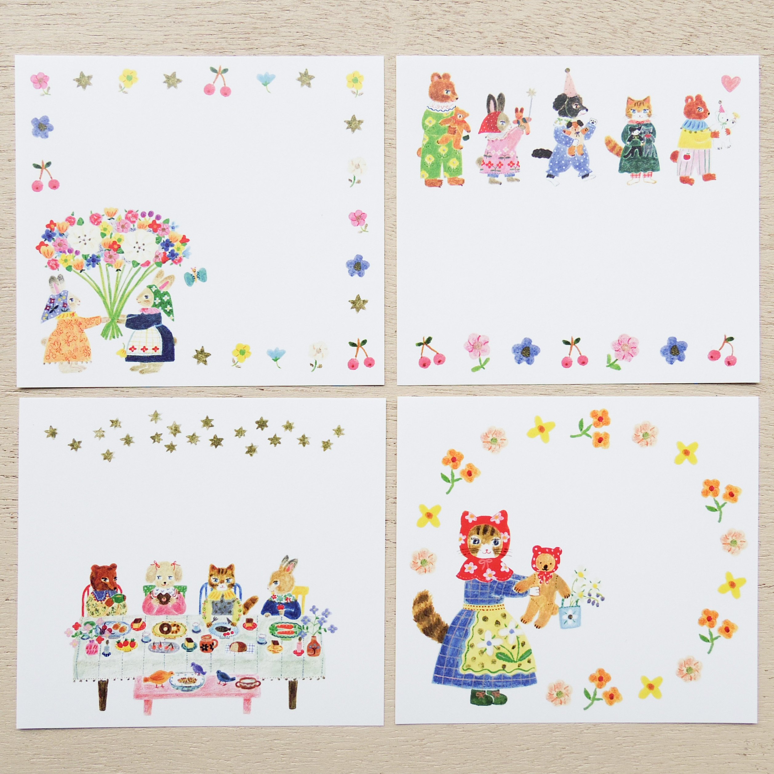 2025夏の新作 ②布川愛子 ブロックメモ & バースデーカード｜表現社