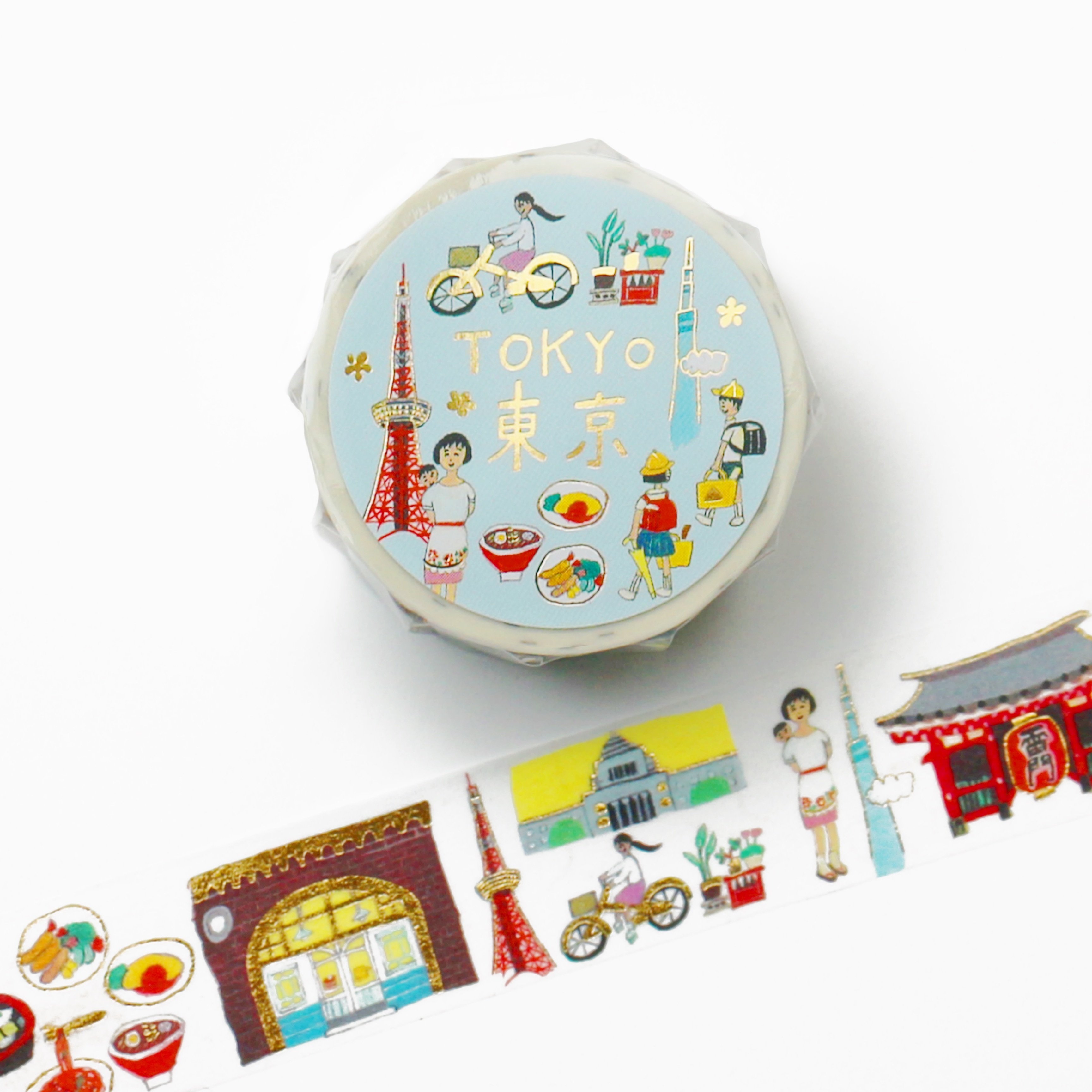 2025夏の新作④ 沖野愛 レオ・レオニ 箔押しマスキングテープ｜表現社