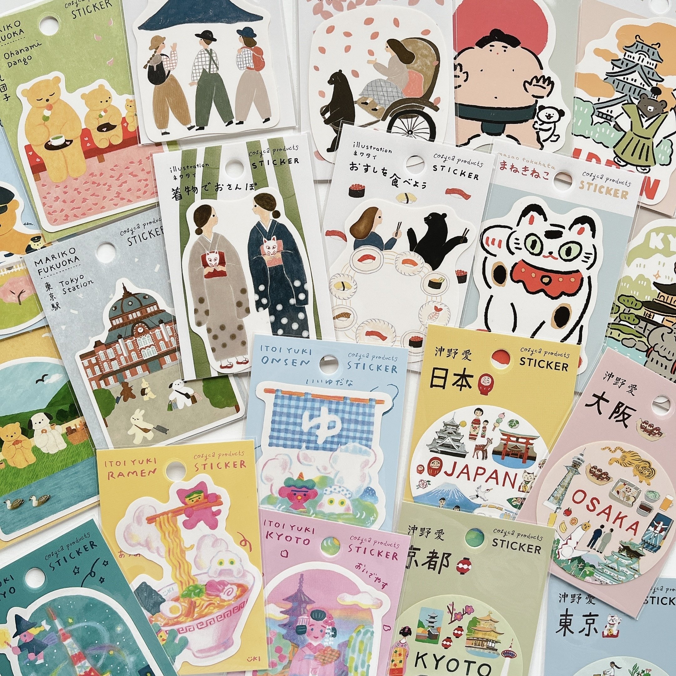 2025夏の新作⑤ステッカー ｜表現社 cozyca products