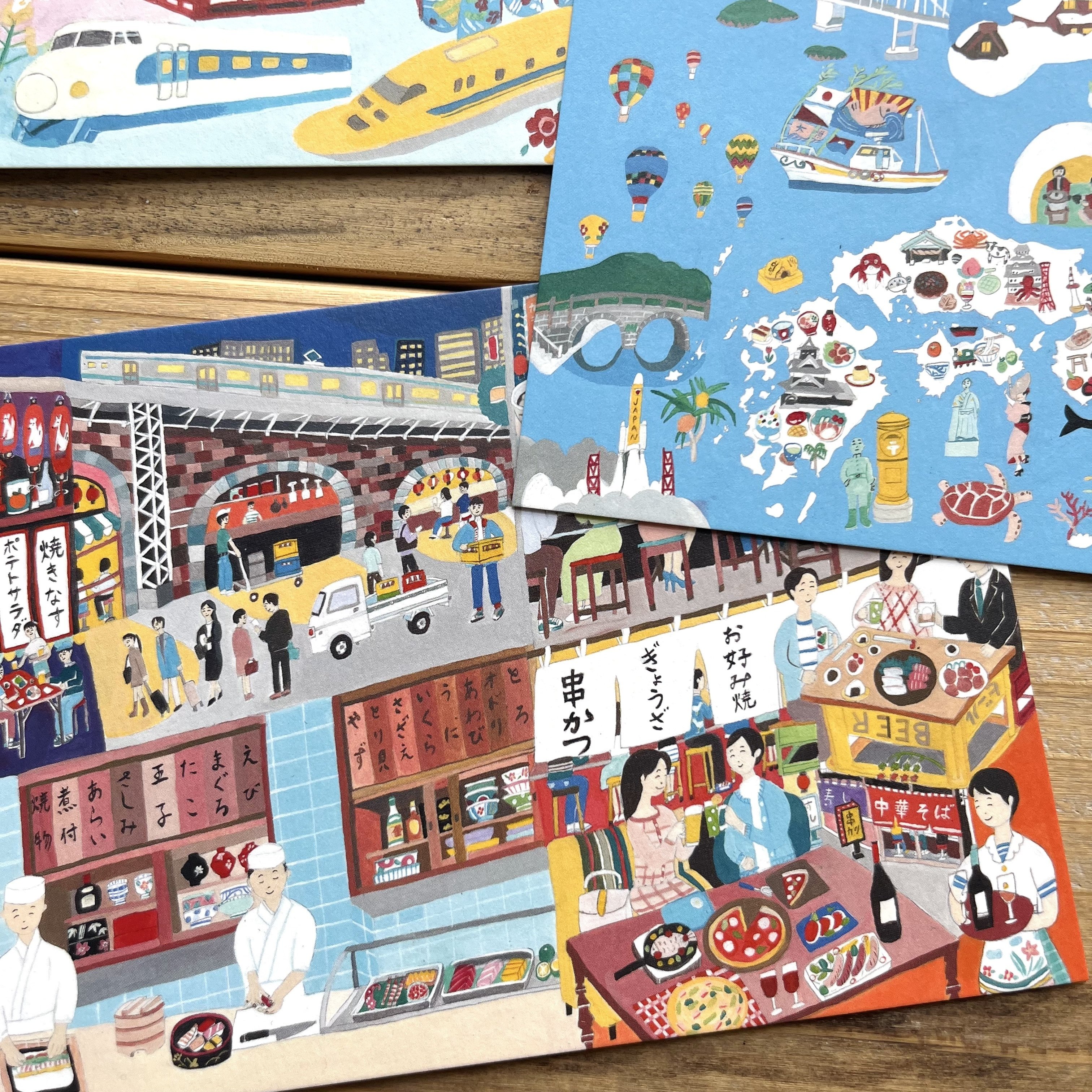 【大容量】国内作家様 海外作家様 ごちゃまぜ デザインペーパー まとめ売り 2025 夏の新作⑥沖野愛 日本はがき｜表現社 cozyca products