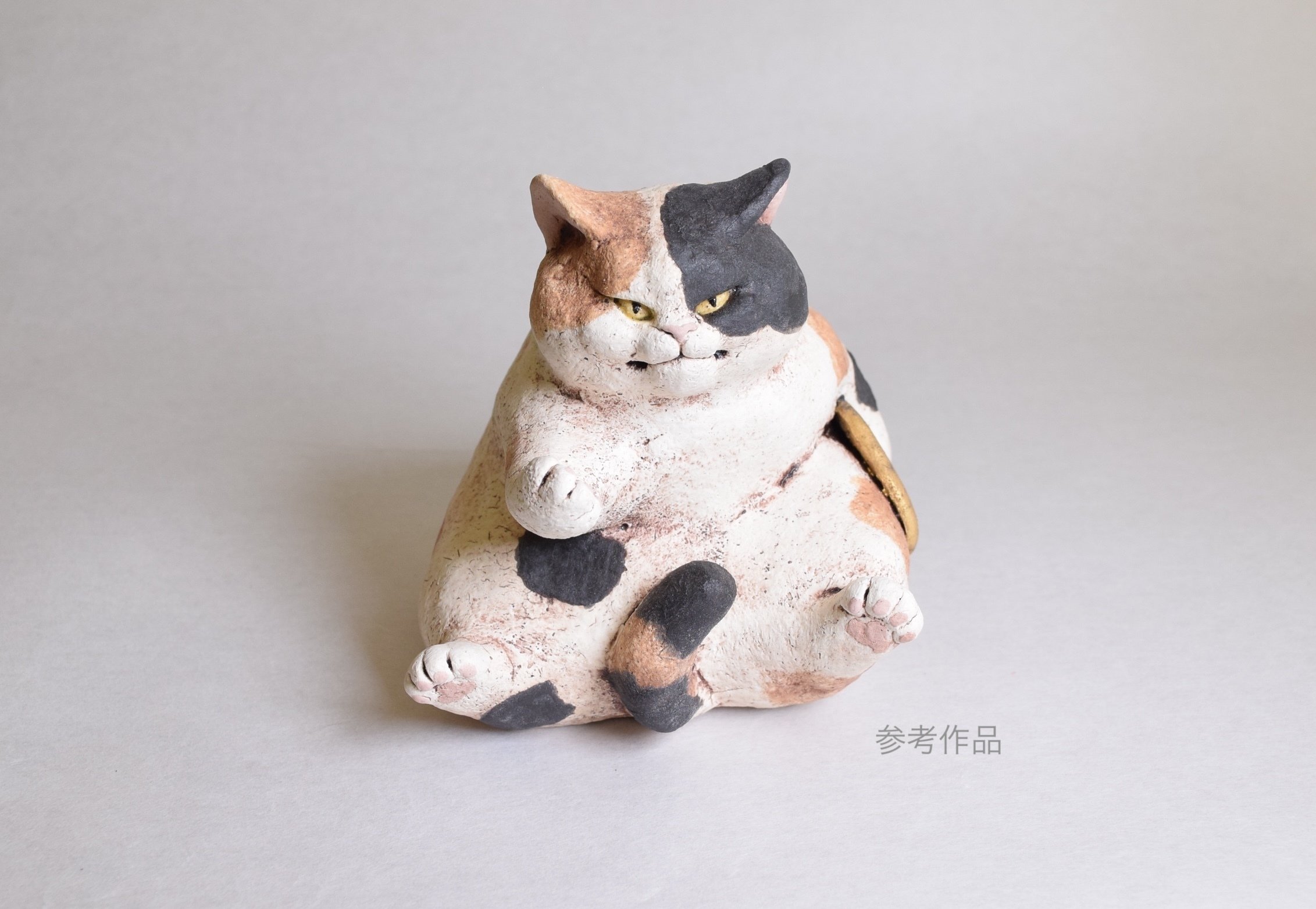 白亜器★猫口（にょこ）ハチワレ猫　ぐい吞み／小鉢★作家物・一点物・希少 白亜器 猫口 お猪口 おちょこ おにょこ - メルカリ