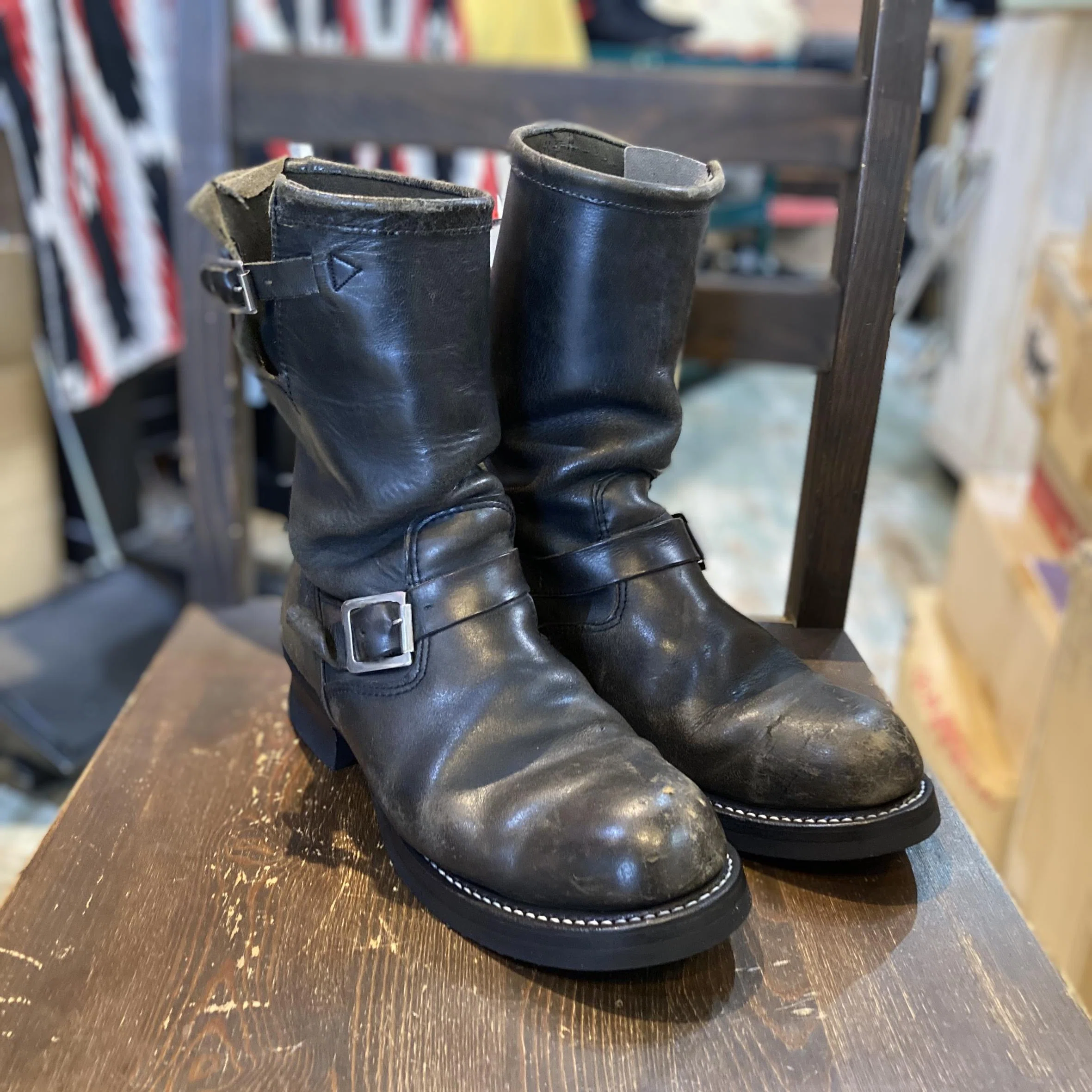 Resole/ソールカスタム】Late70's SEARS Engineer Boots(Chippewa製