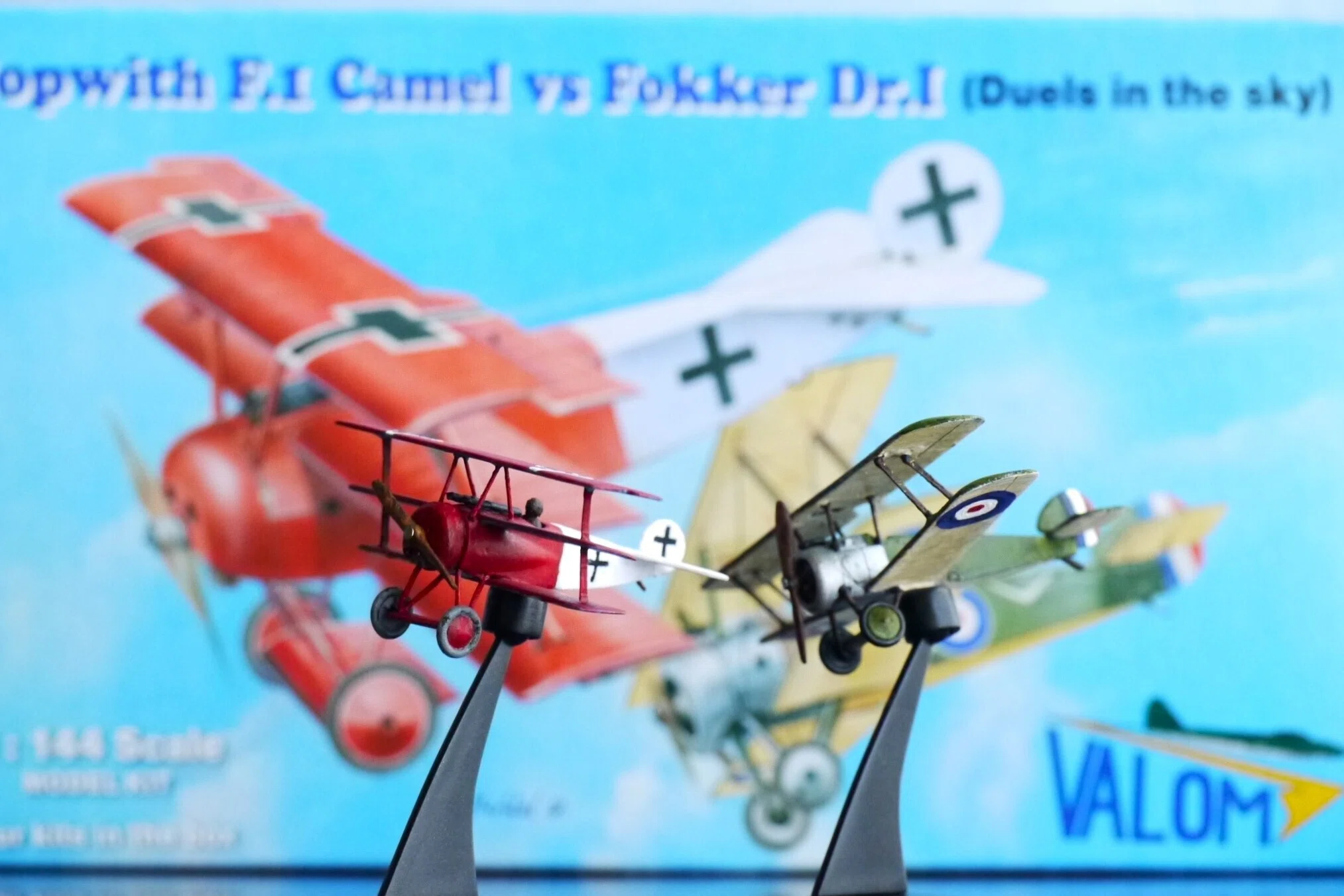 複葉機模型1/144 フォッカーDr.1 塗装～完成｜sion