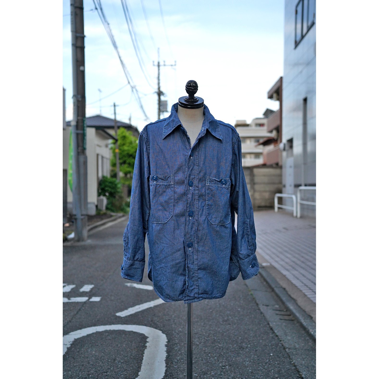 kooky zoo JUVENILE CHAMBRAY SHIRT【EX】 KOOKY ZOO(クーキーズー)