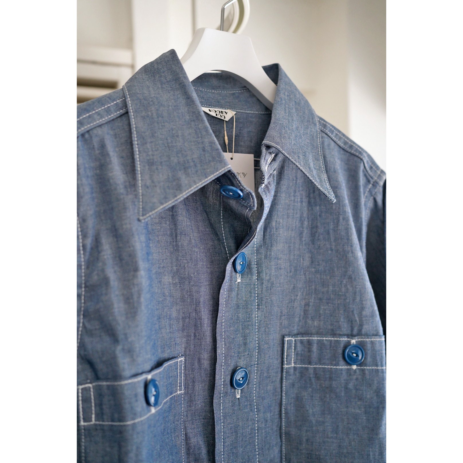 kooky zoo JUVENILE CHAMBRAY SHIRT【EX】 KOOKY ZOO JUVENILE CHAMBRAY SHIRT