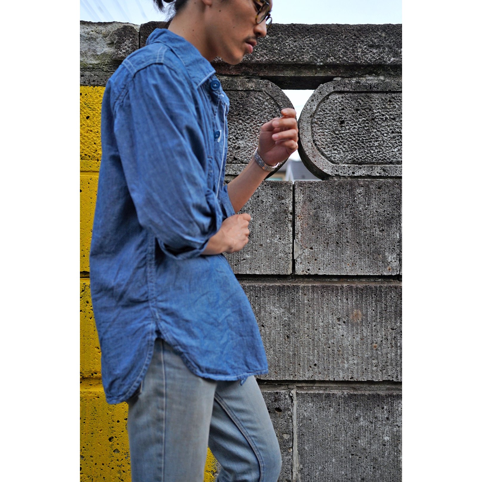 kooky zoo JUVENILE CHAMBRAY SHIRT【EX】 KOOKY ZOO JUVENILE CHAMBRAY SHIRT