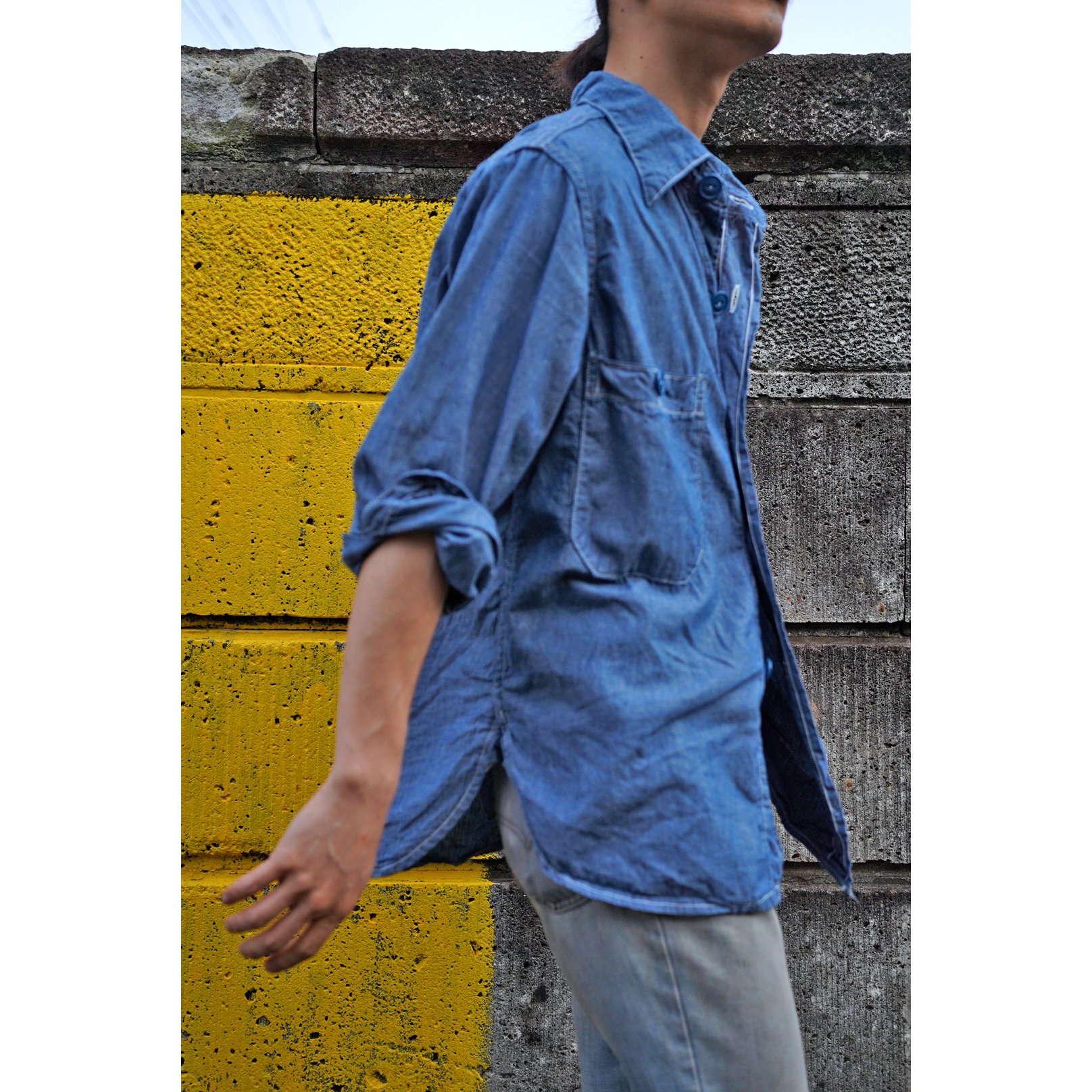 kooky zoo JUVENILE CHAMBRAY SHIRT【EX】 kooky zoo JUVENILE CHAMBRAY SHIRT【EX】 - メルカリ