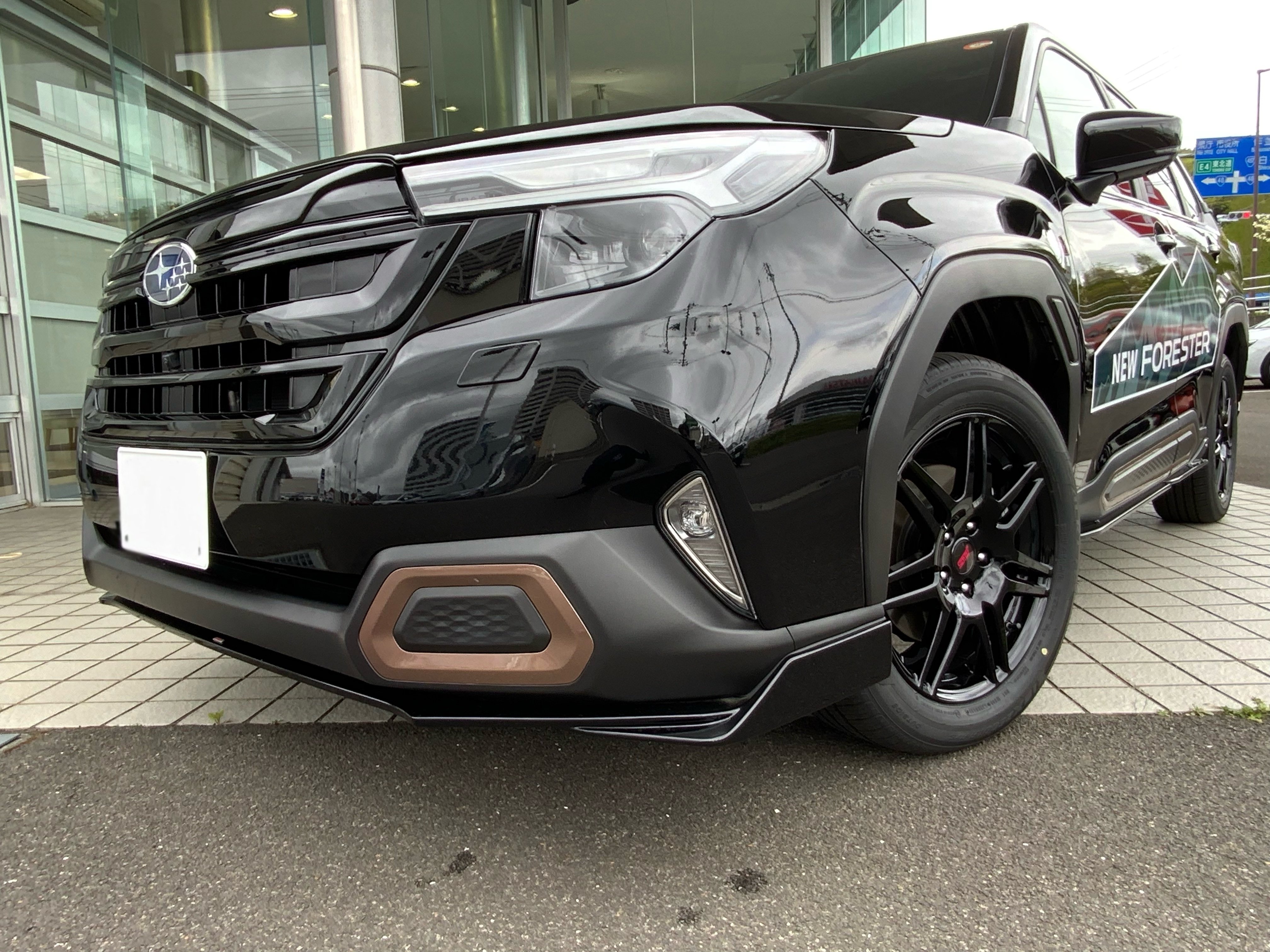 新型FORESTER SPORT STIエアロ＆ホイール装着〜至極の黒へ〜 ※最後に
