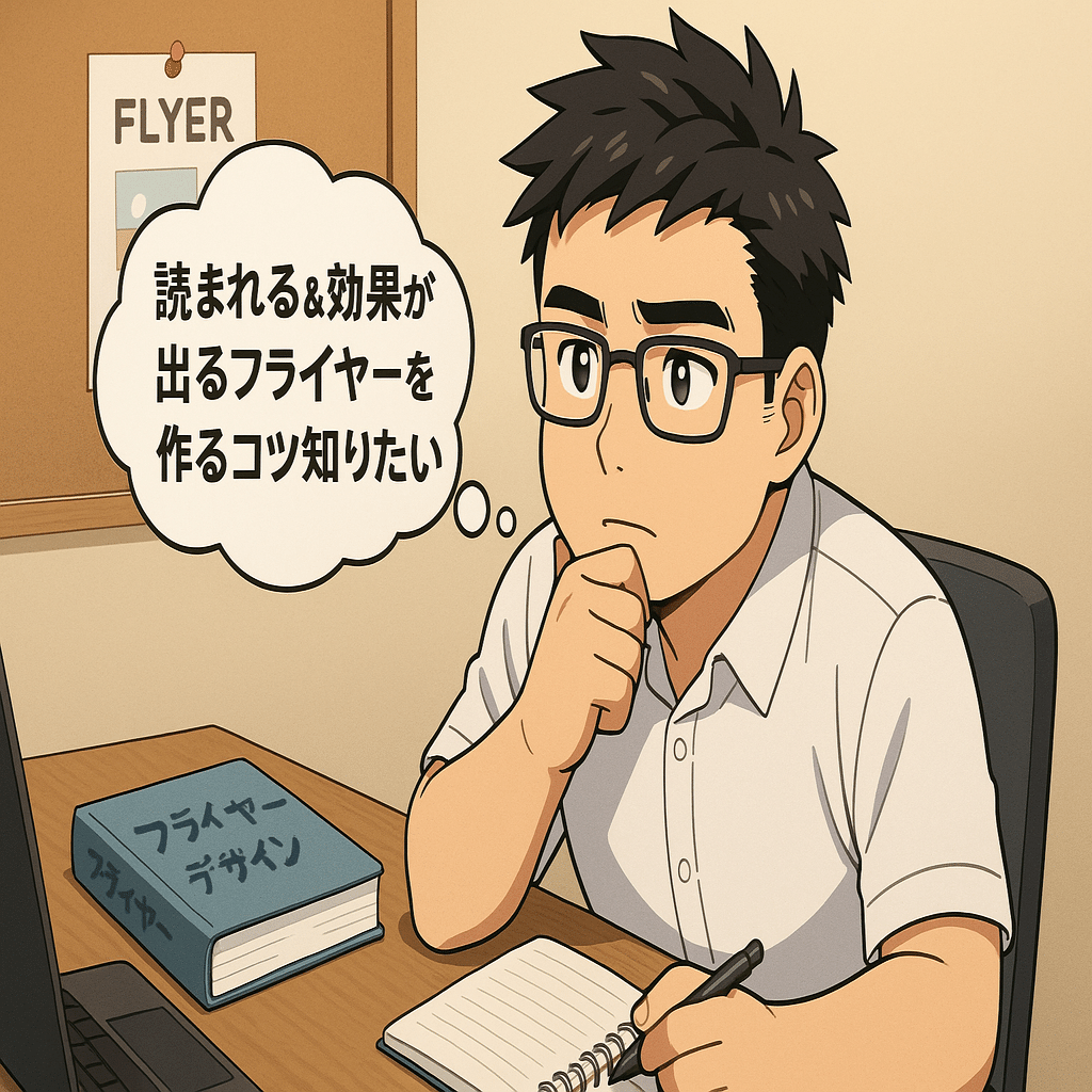 失敗しない】プロが教えるフライヤーデザインの基本ルール＆作り方の手順｜すかぼう｜デザイン｜お祭り｜AI｜仮想通貨