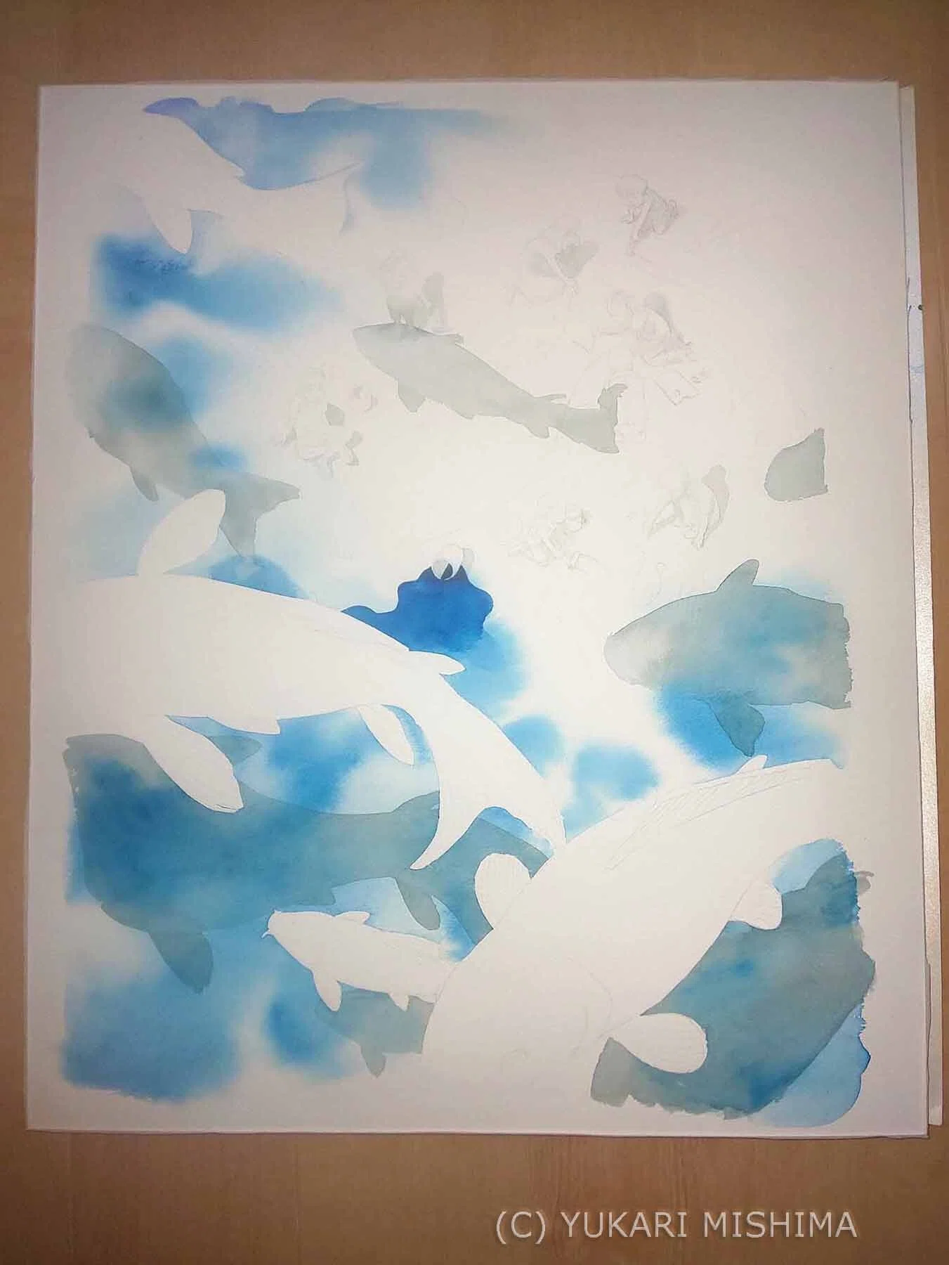 制作プロセス】子どもの日の水彩イラスト｜イラストレーター みしま