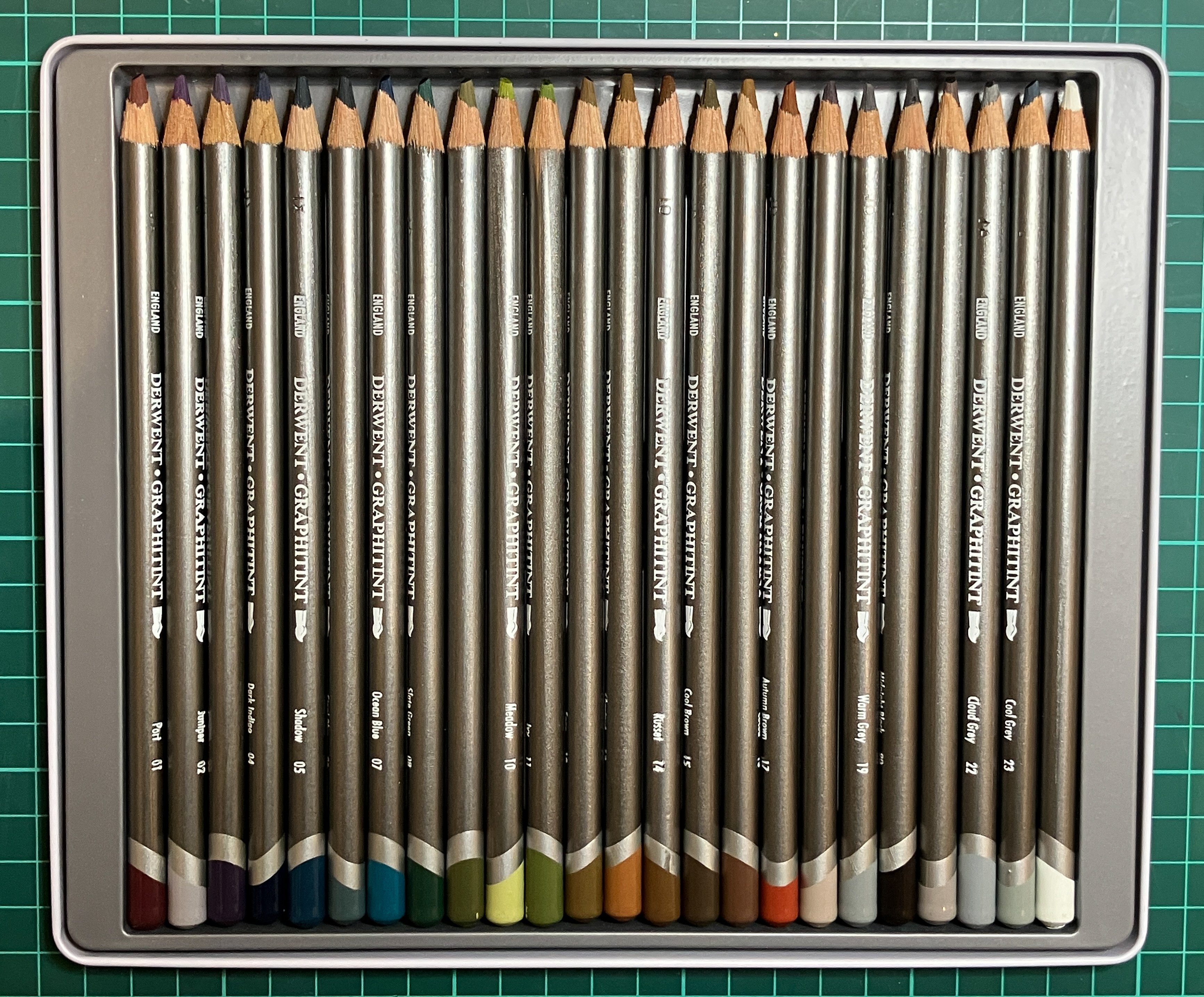 ダーウェント・グラフィティント（水彩色鉛筆）｜ポキポキ