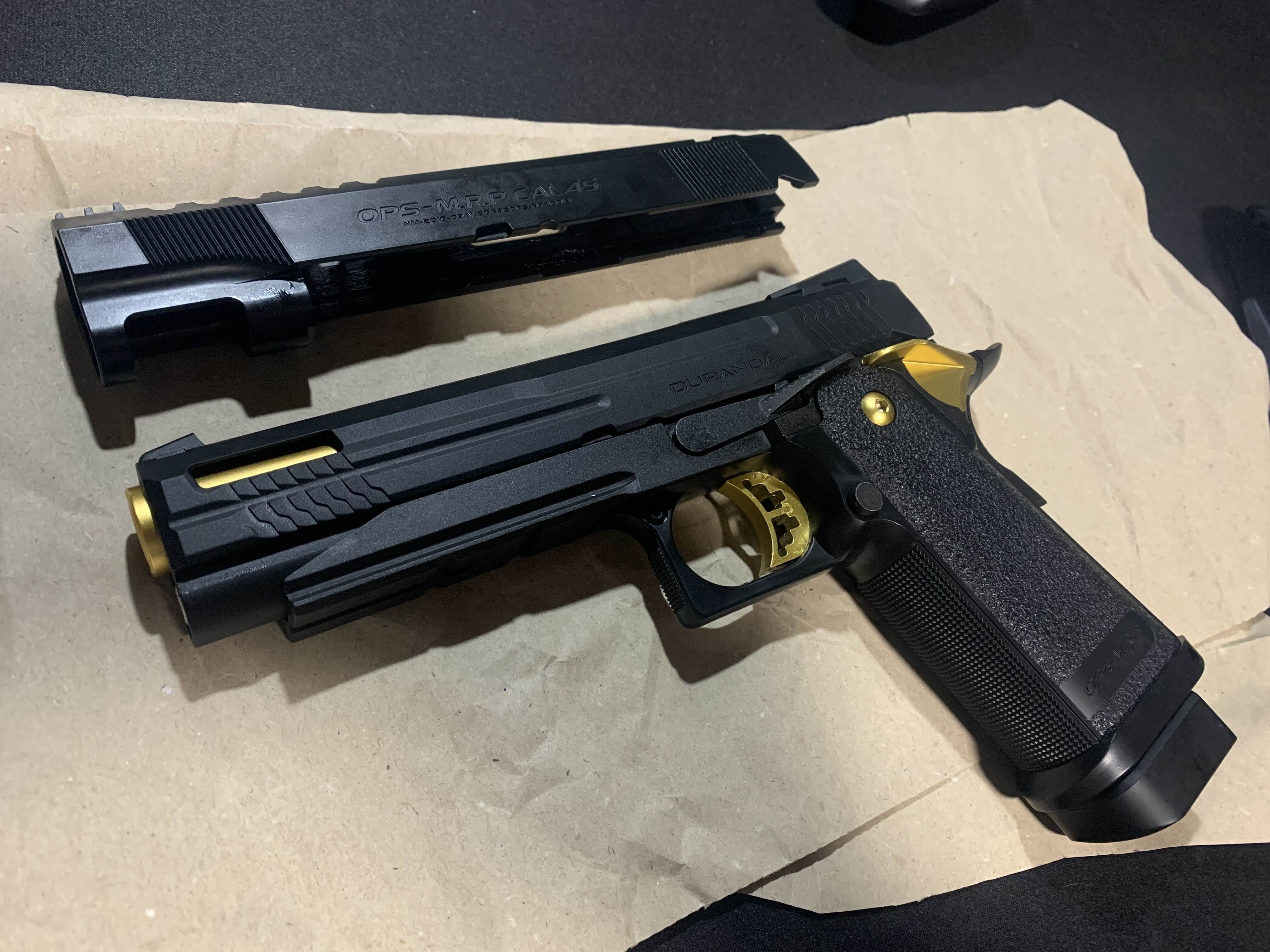 ハイキャパゴールドマッチ5.1カスタムになります。ユースドですがまだこれからです 東京マルイ] ハイキャパ5.1 ゴールドマッチ/GOLD MATCH ガス