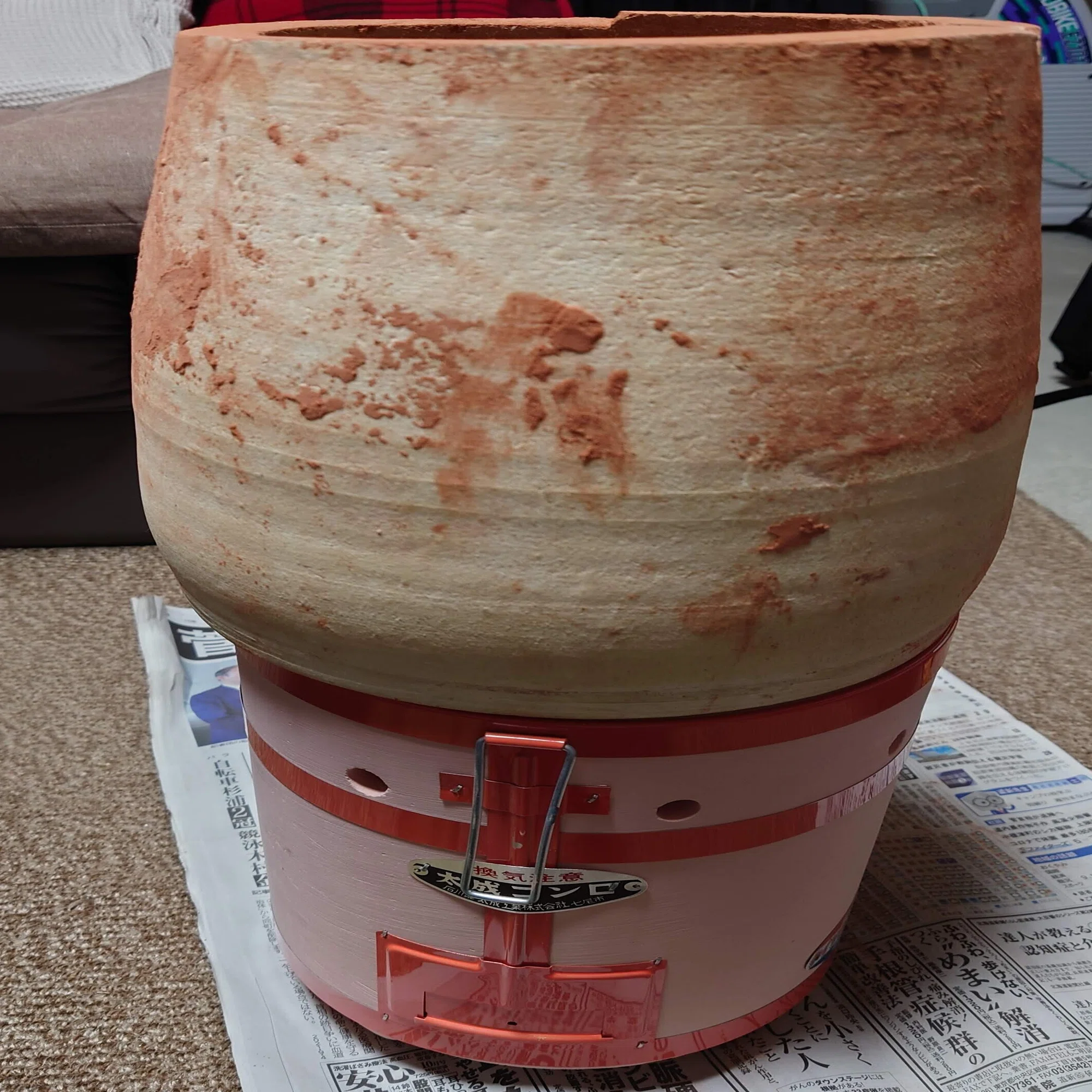 ナンを焼く窯を作ってみる｜こはち