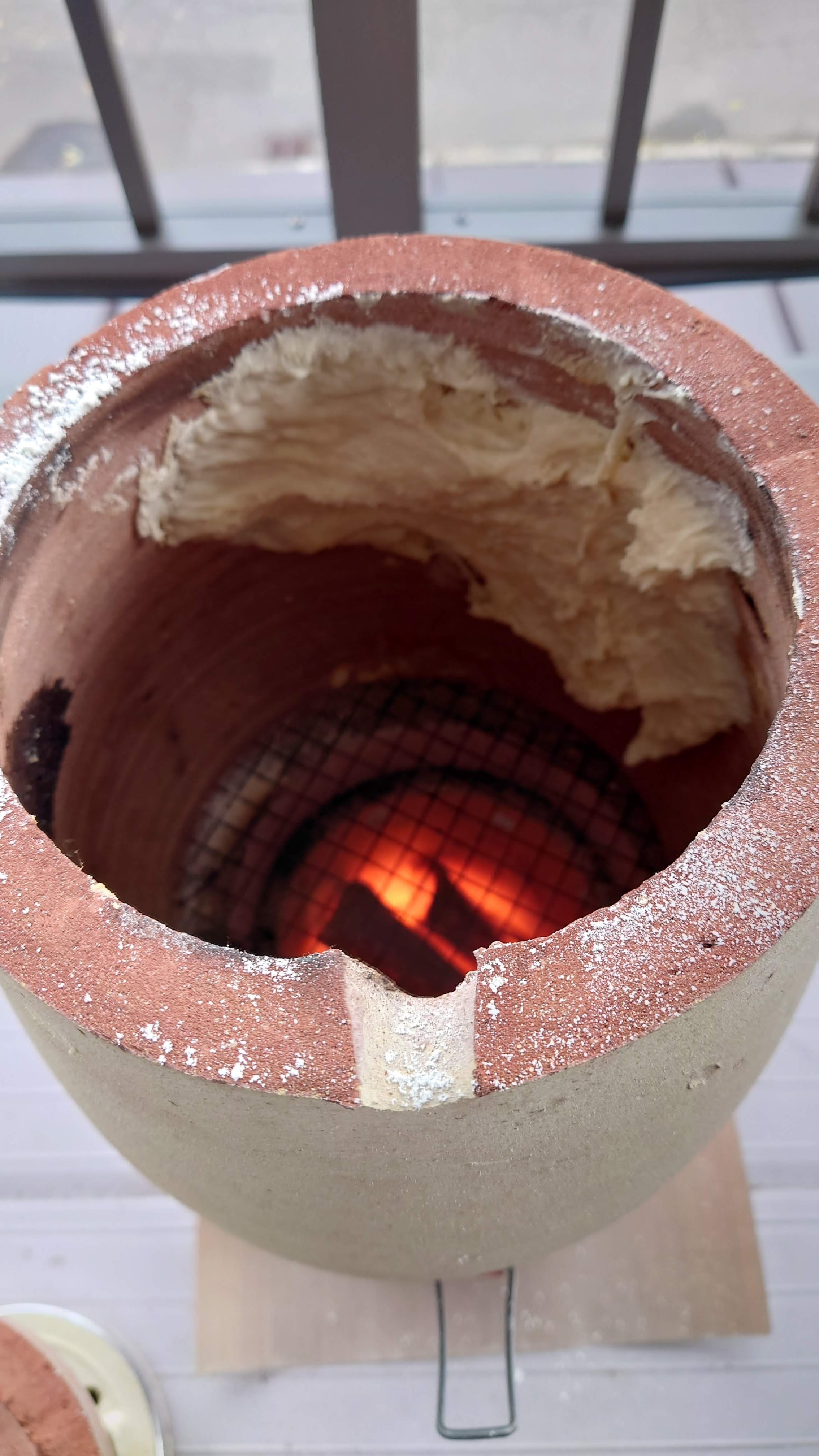 ナンを焼く窯を作ってみる｜こはち