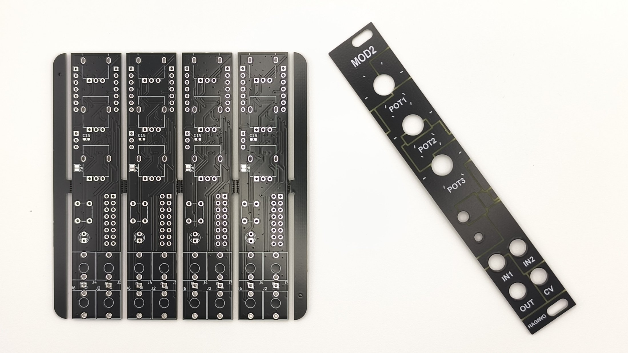 HAGIWO MOD1 MOD2 セット　ドラム音源モジュール　モジュラーシンセ DIY Eurorack Modular Synth HAGIWO/MOD2｜HAGIWO/ハギヲ