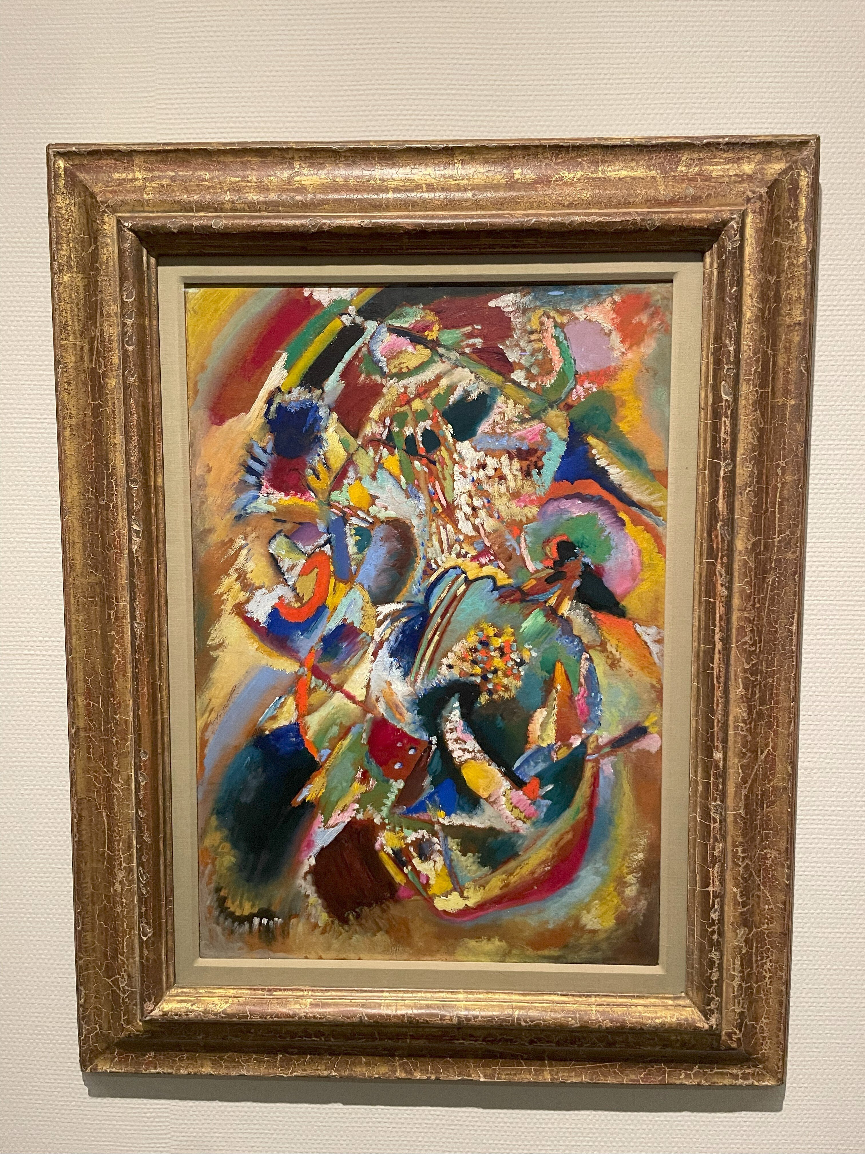 カンディンスキー、(冷たいかたちのある即興)のための習作、希少な画集より 展示中のカンディンスキー作品を紹介／NSW州立美術館ボランティア