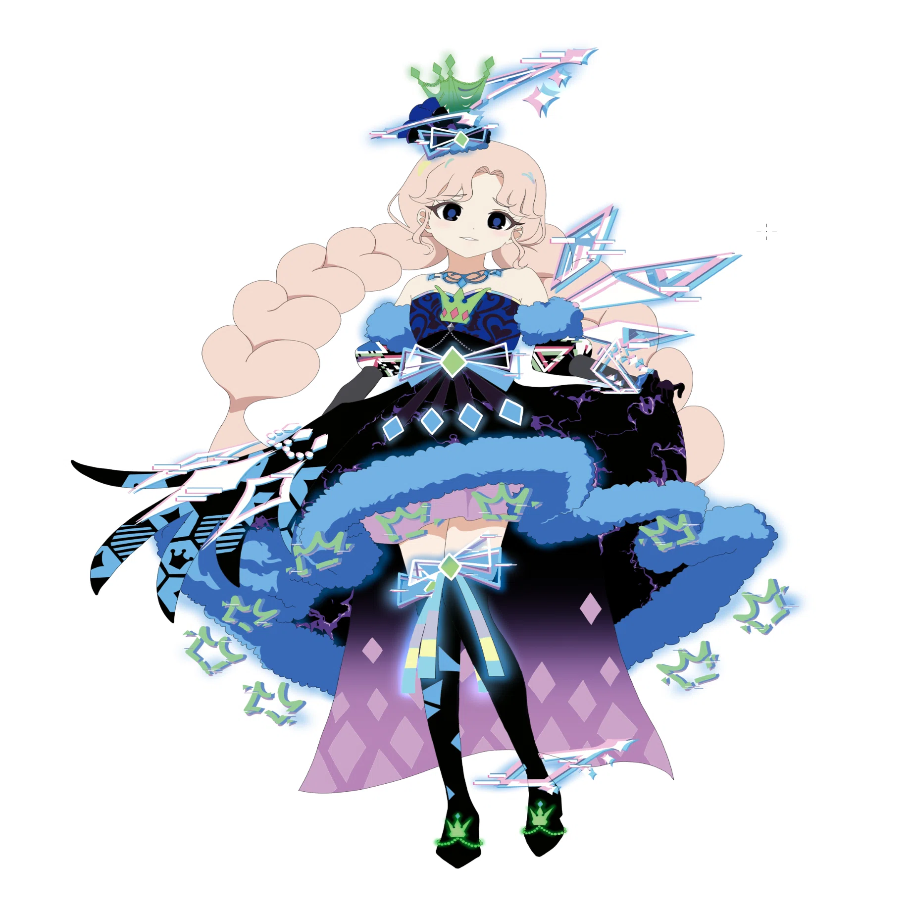 ひみつのアイプリ】ダークタマキを描いたよ｜あぴ