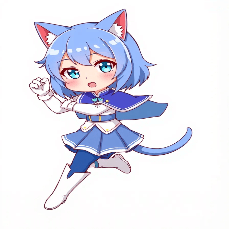 魔法少女にゃーさんAI生成記録｜にゃー会長