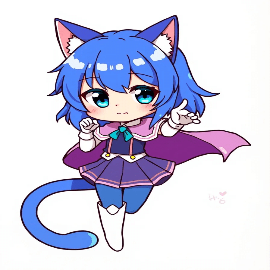 魔法少女にゃーさんAI生成記録｜にゃー会長