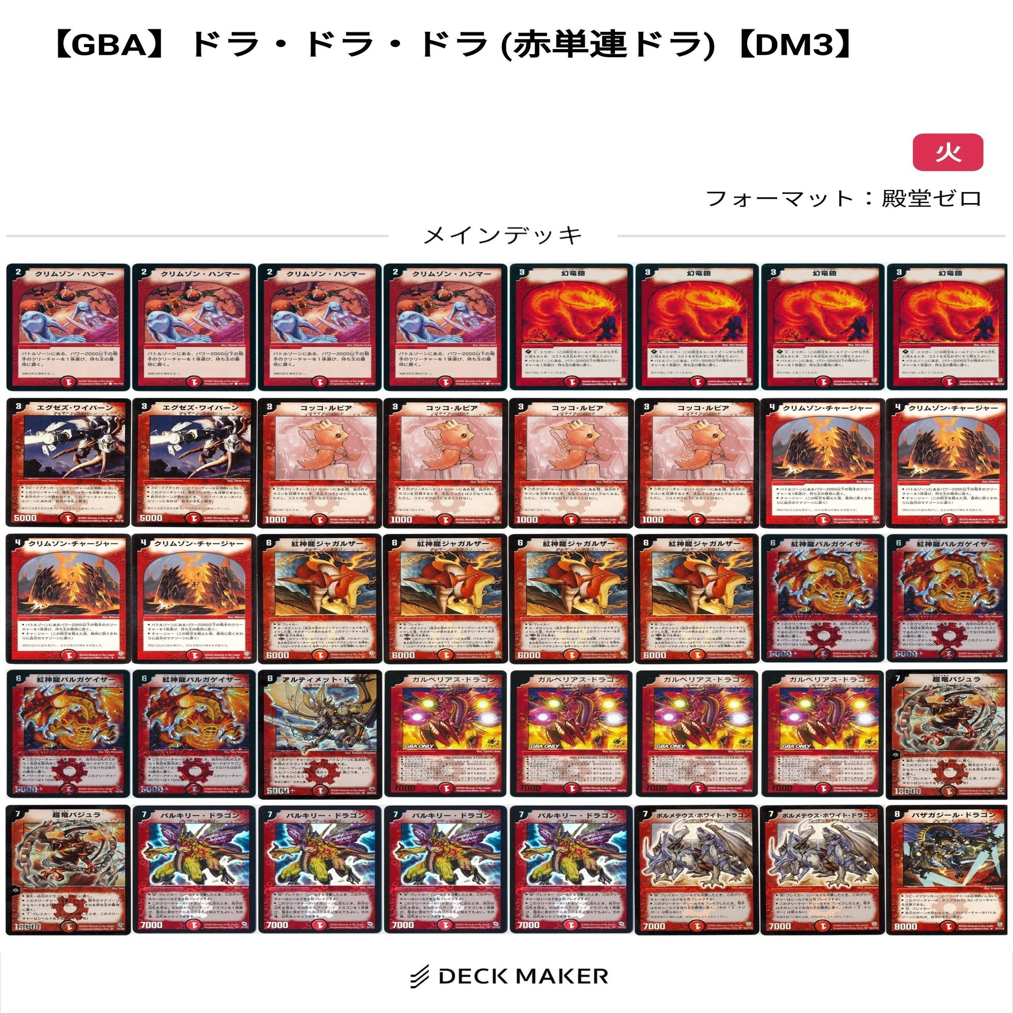 GBA】デュエル・マスターズ3 マイデッキ紹介&ゲーム内環境を検証して 