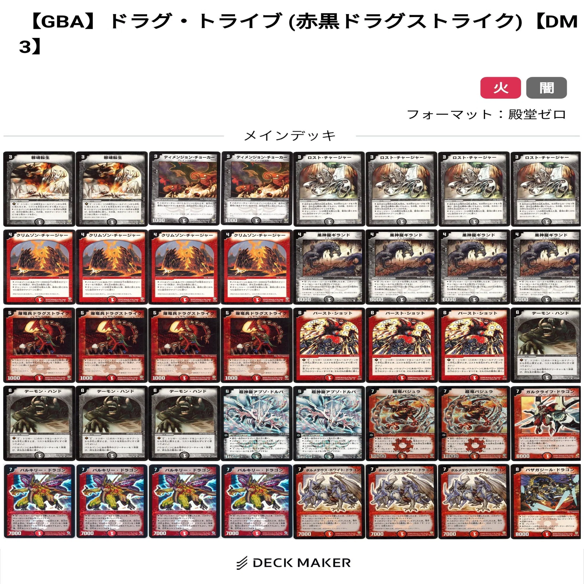 GBA】デュエル・マスターズ3 マイデッキ紹介&ゲーム内環境を検証して 