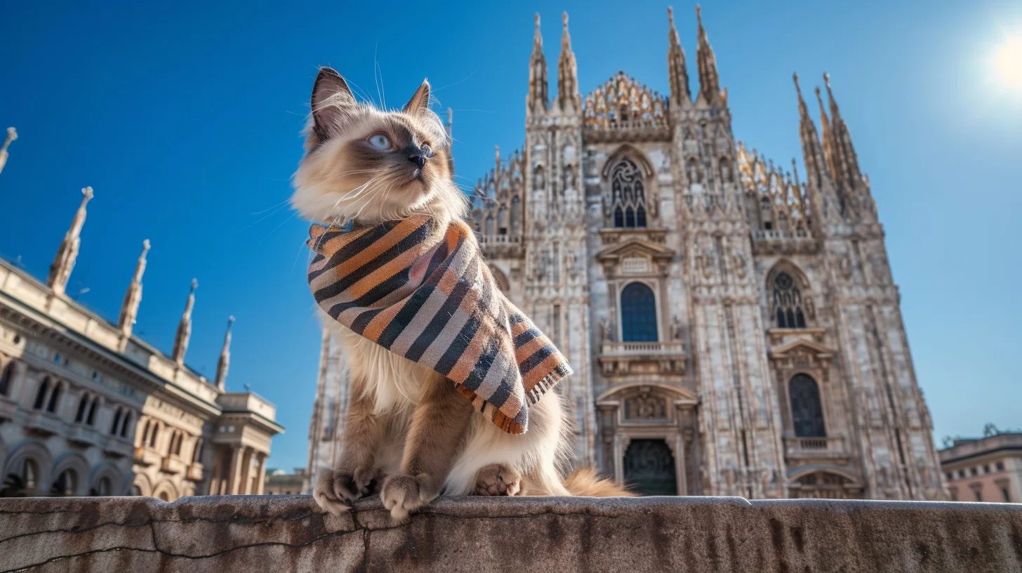 ねこ 海外旅行するにゃ🐾 イタリア🇮🇹にゃ｜odyssey617