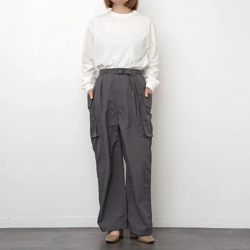 PHEENY】定番ミリタリーパンツNylon taffeta military pants｜THIRTY