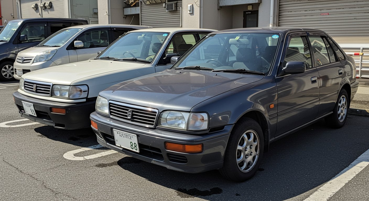 古い車の価値と保険の関係を示す画像