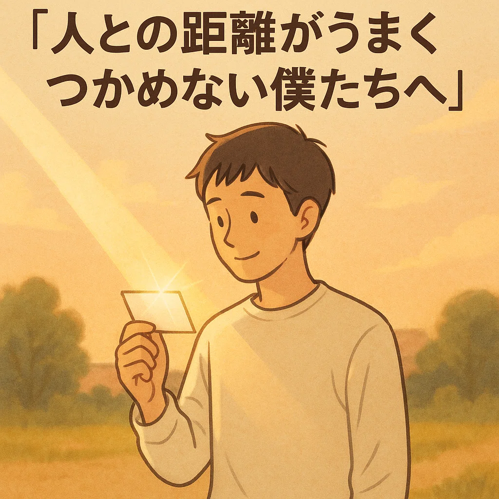 人見知りだけど、人と距離が近づいてしまうとき|オア