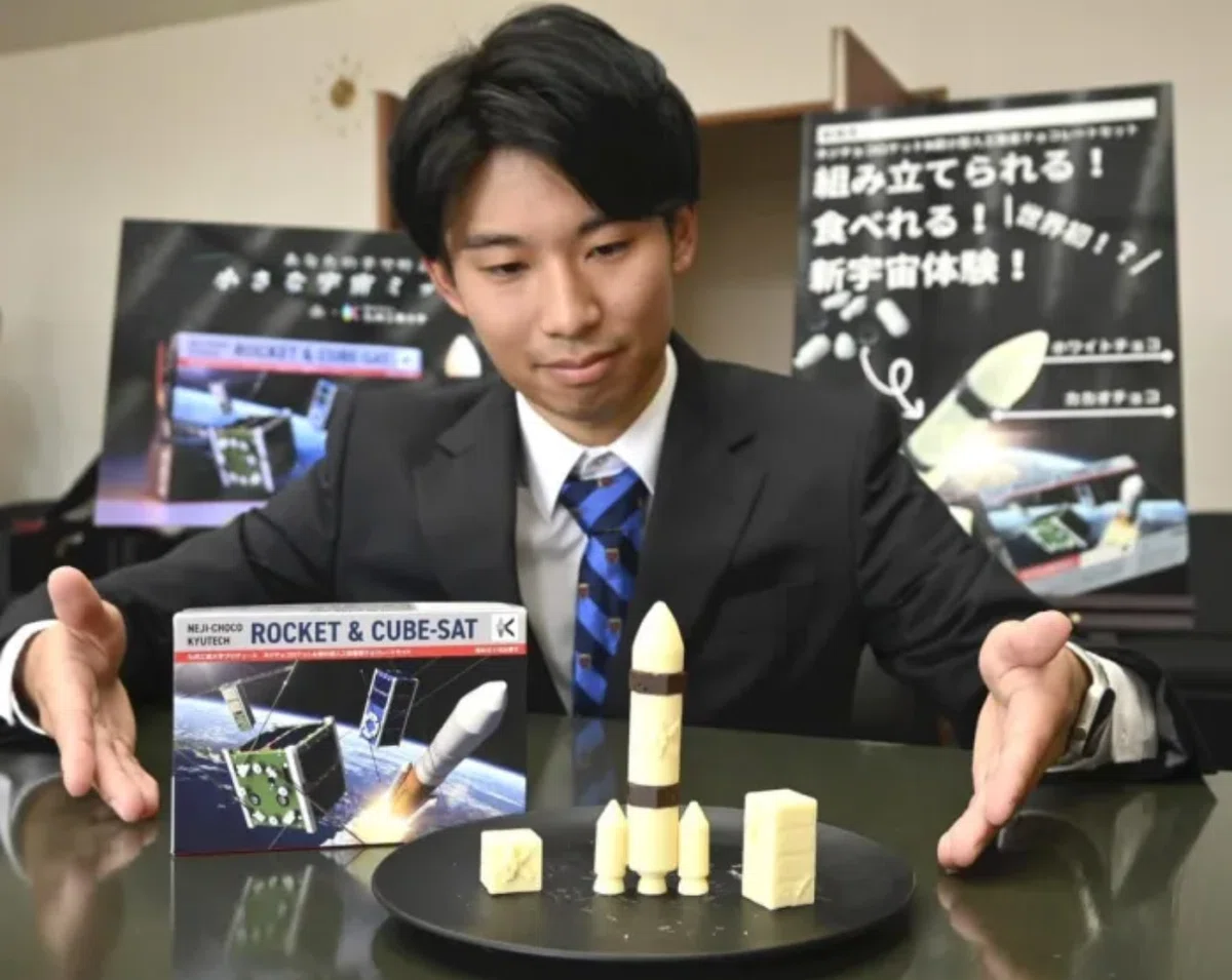 開発秘話/組み立て式チョコで、小さな宇宙体験─体験型お土産
