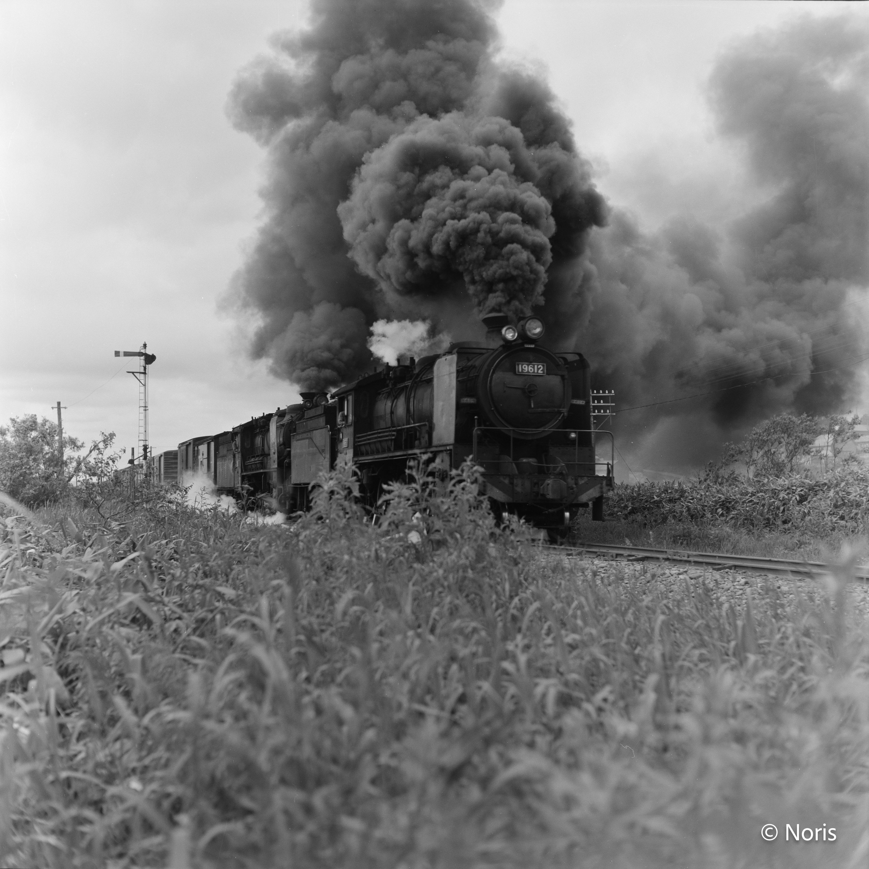 鉄道 ネガ18『9600 C57 米坂線 奥羽線◇20コマ』昭和46年1