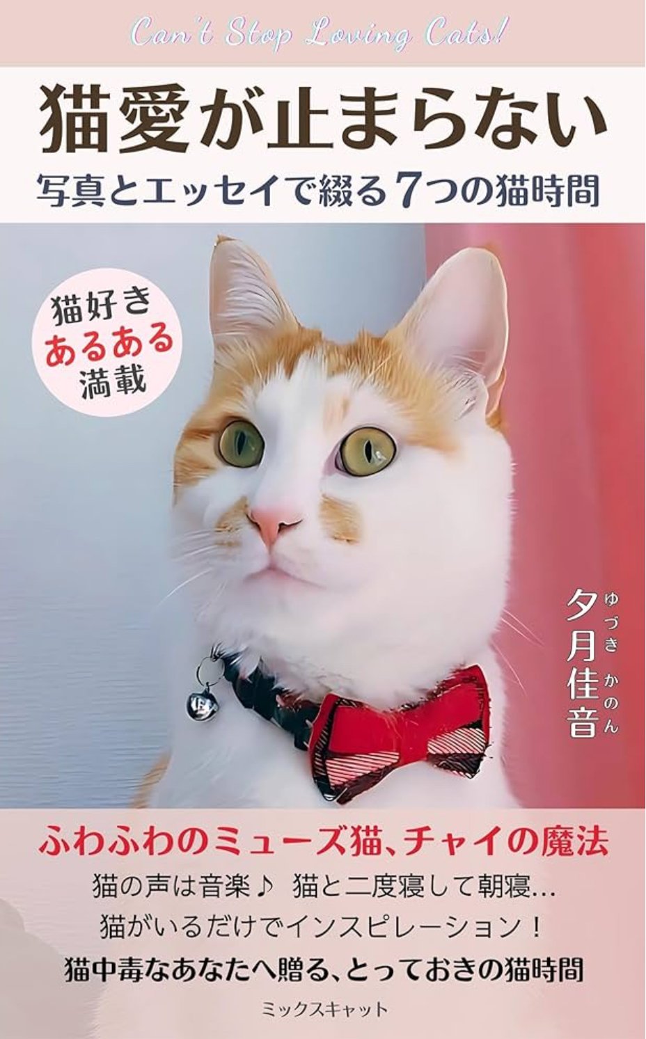 新刊のお知らせ】猫愛が止まらない！写真とエッセイで綴る7つの猫時間