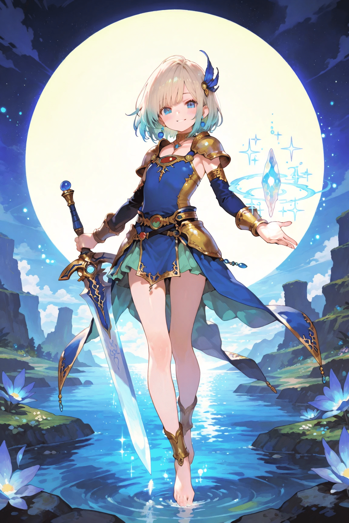 しゃる🌈 AIイラスト集 2025.05.06 魔法剣士 (Magic Knight)｜しゃるgames&AIマルチクリエイター